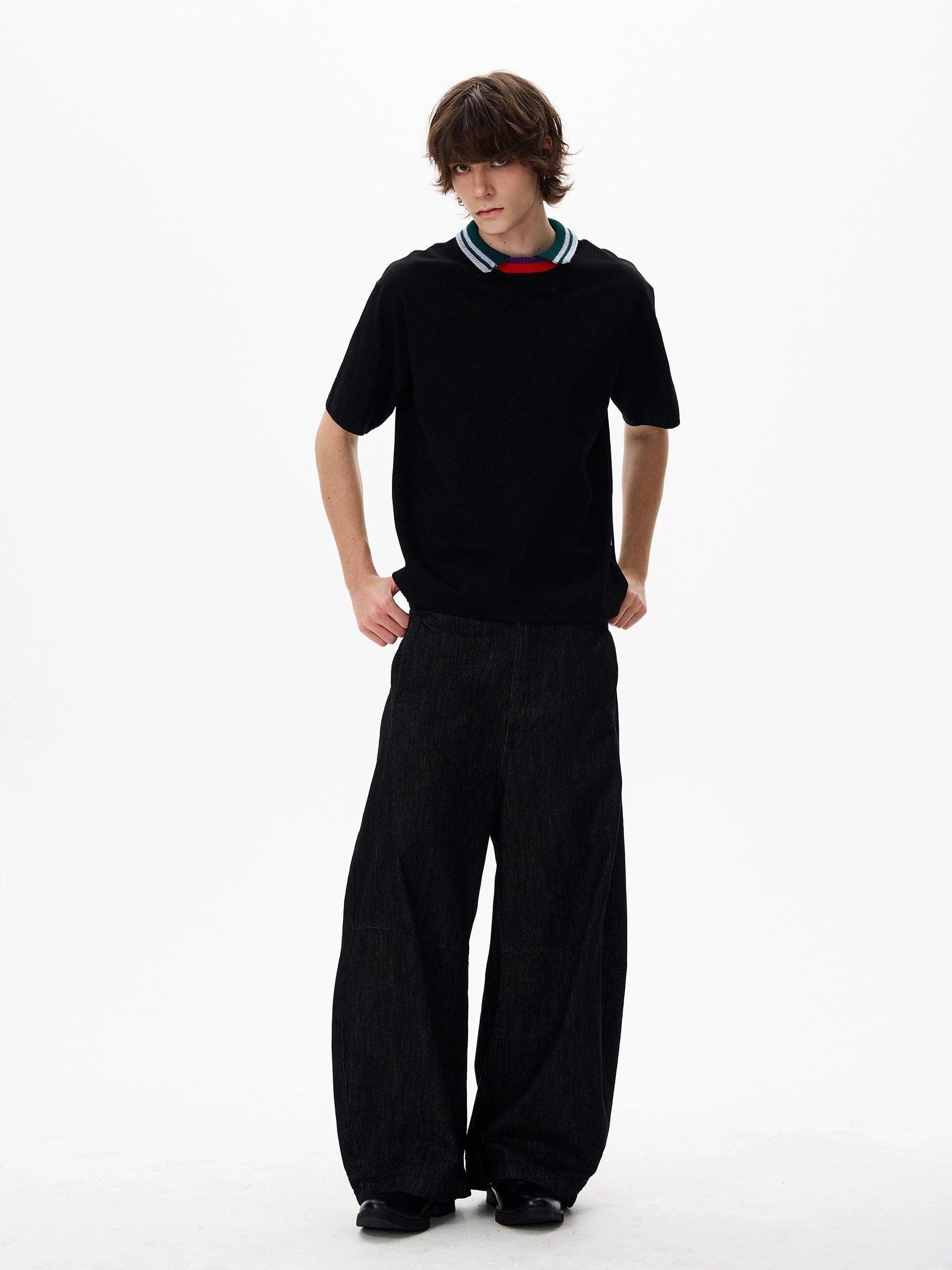 RT No. 18189 TWO PIECE KNIT COLLAR SHORT SLEEVE Product Image