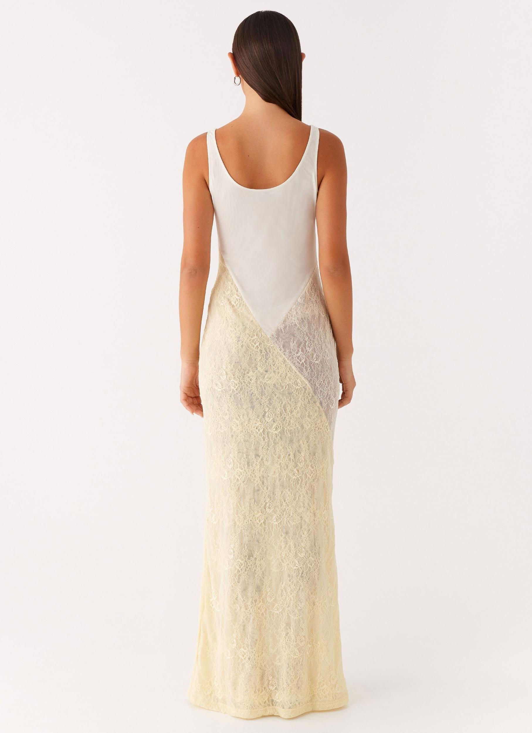 Twilight Dreams Maxi Dress - Yellow Product Image