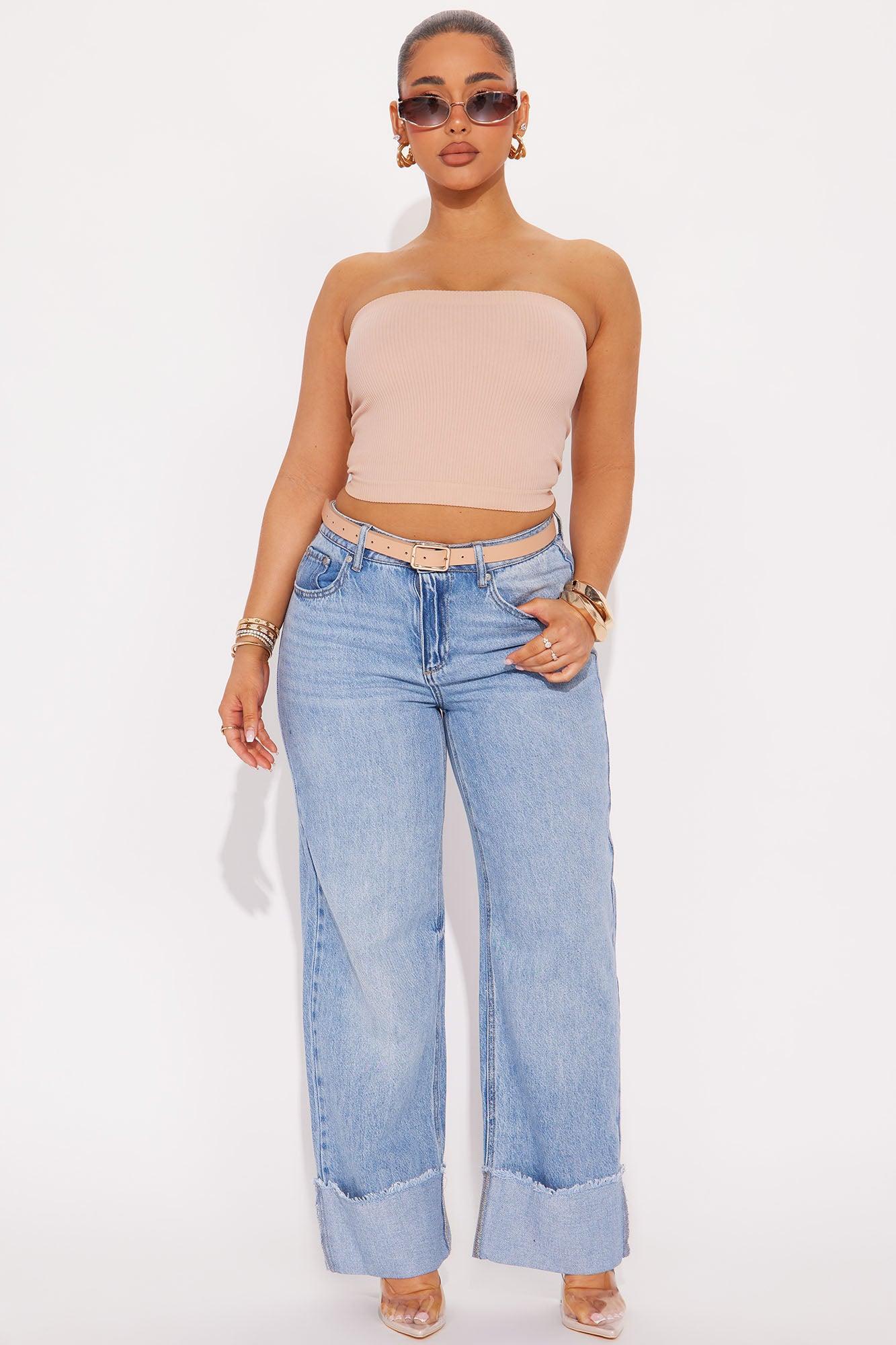 Easy Every Day Seamless Tube Bralette - Beige Product Image