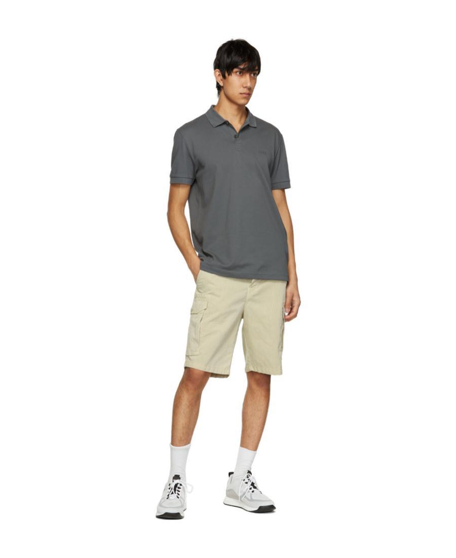 HUGO BOSS Beige Cotton Shorts In 271 Light Beige Product Image