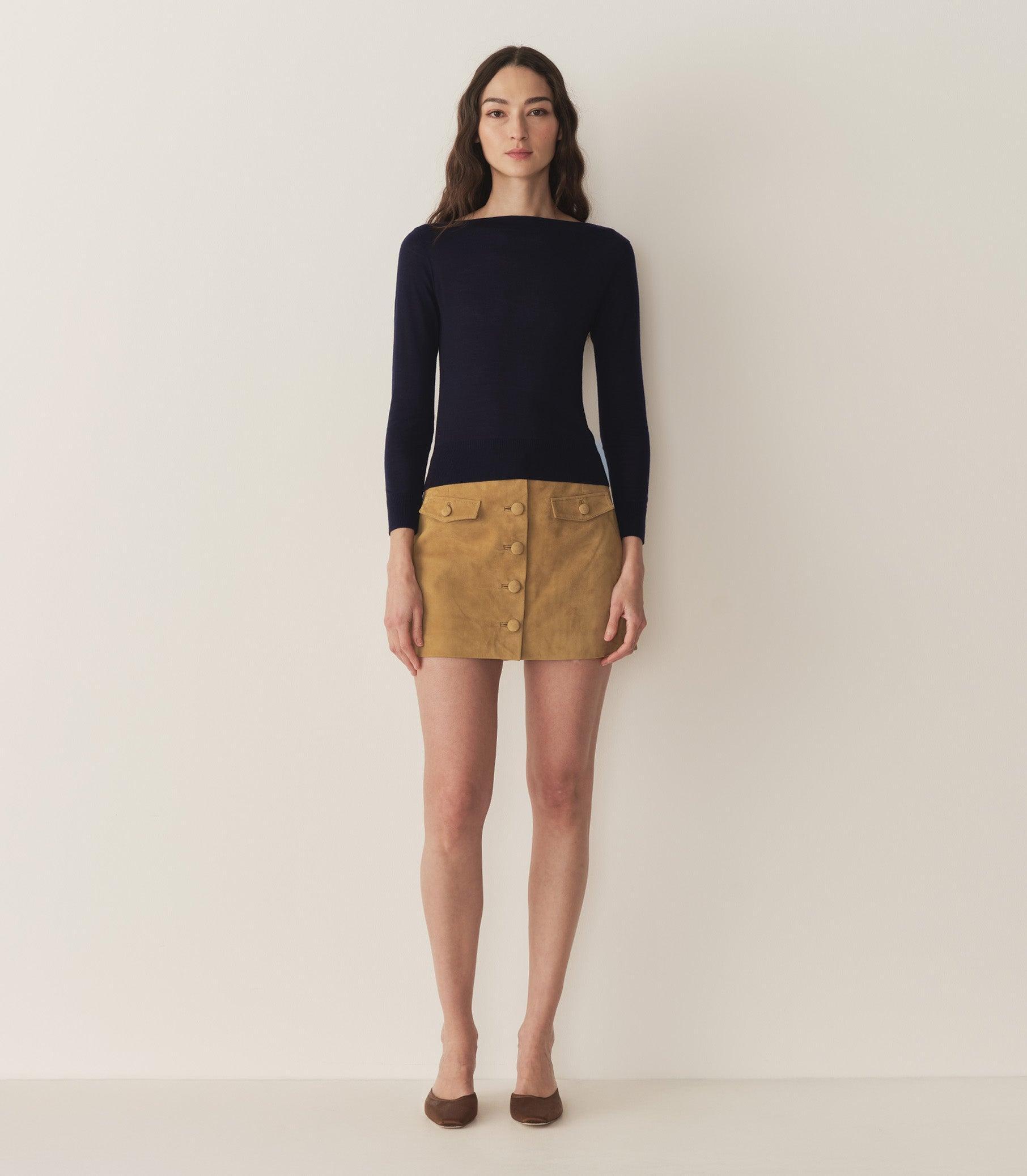 SILVIA SWEATER -- DEEP NAVY Product Image