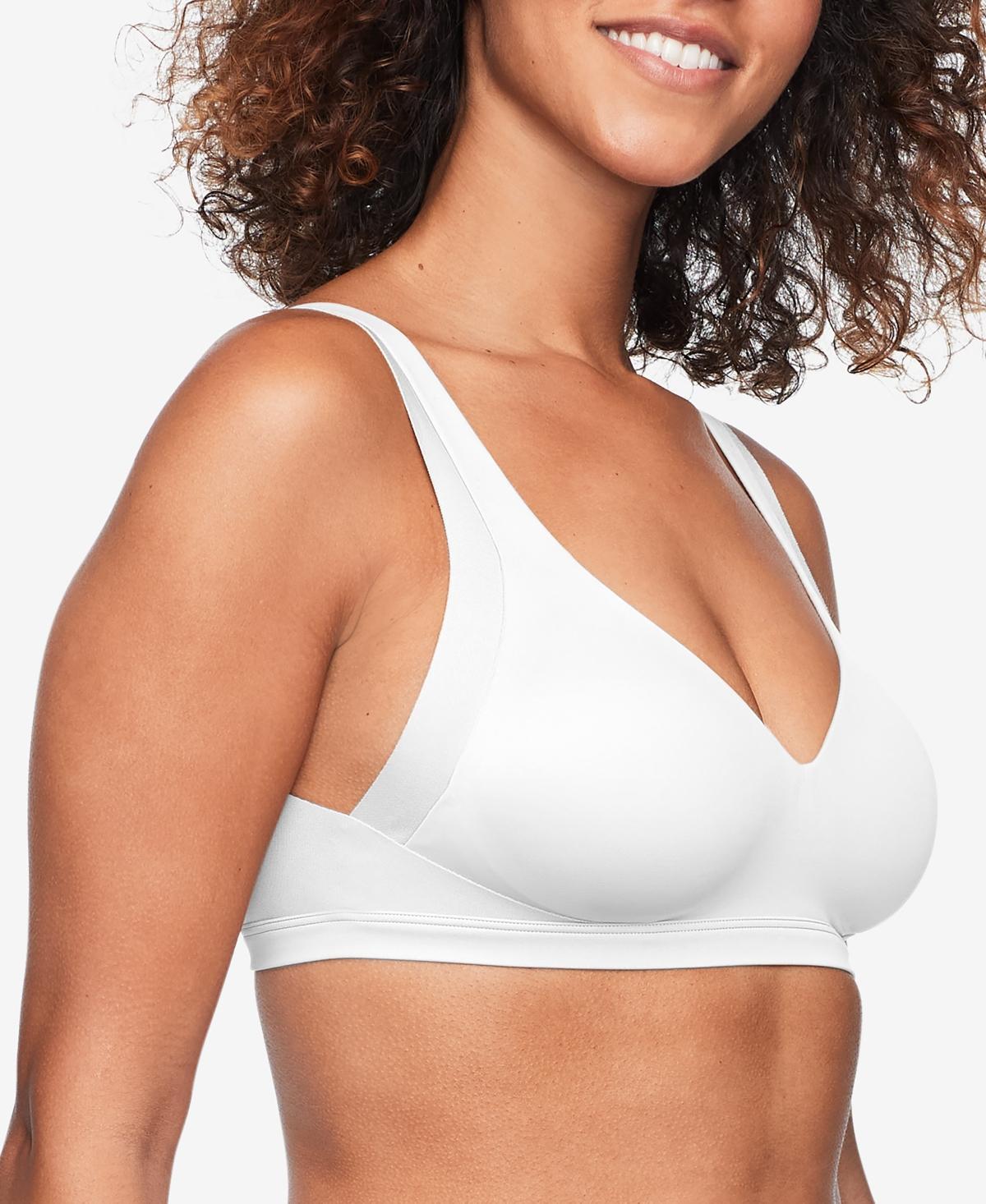 Warners No Side Effects® Underarm and Back-Smoothing Comfort Wireless Lightly Lined T-Shirt Bra RA2231A, Women's, Size: XL, Black Product Image