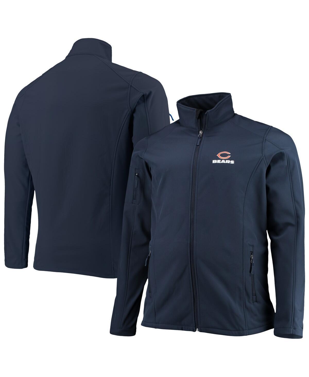 Men's Dunbrooke Navy Chicago Bears Big & Tall Sonoma Softshell Full-Zip Jacket, Size: 2XLT, Blue Product Image