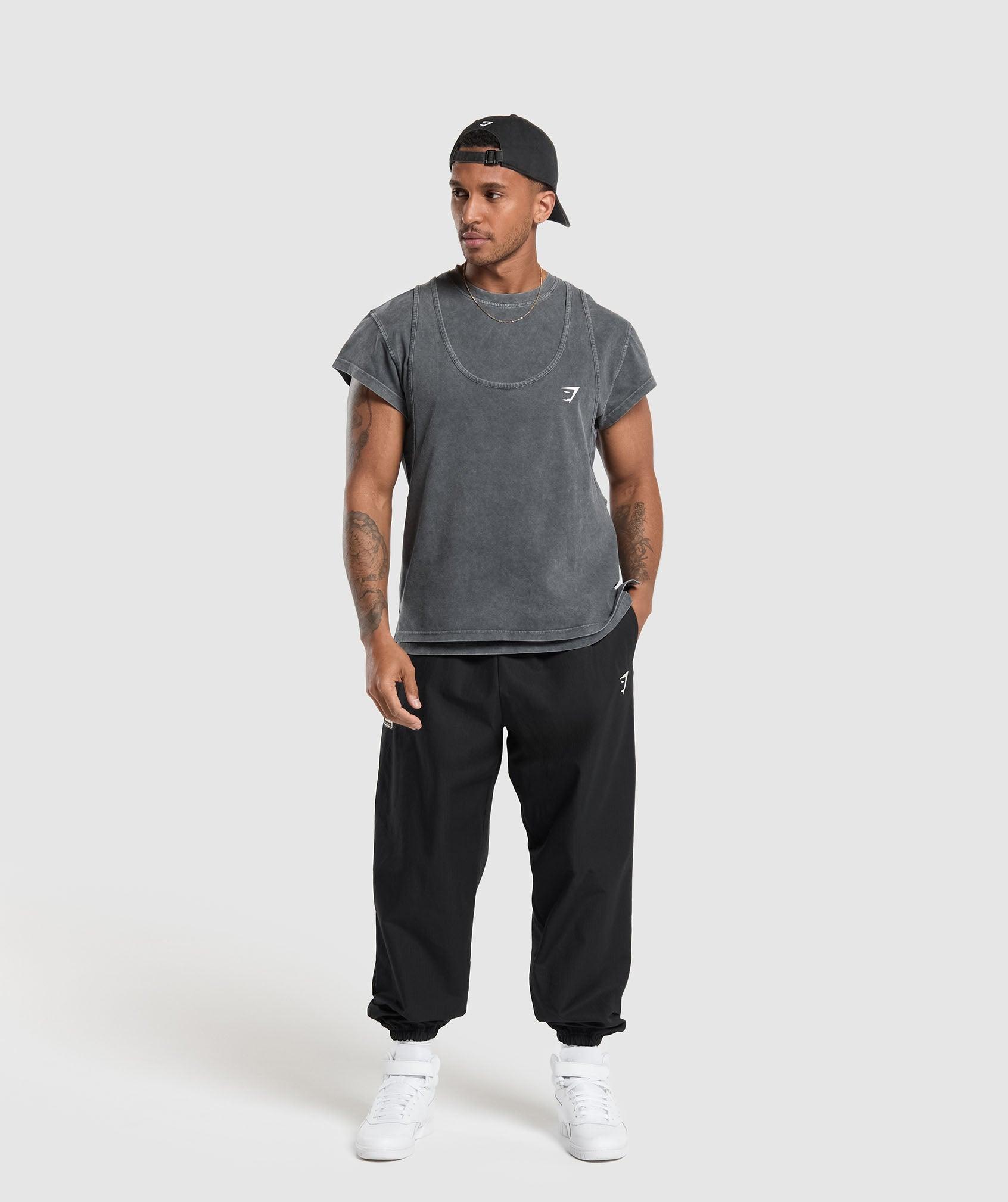 Washed Double Layer T-Shirt Product Image