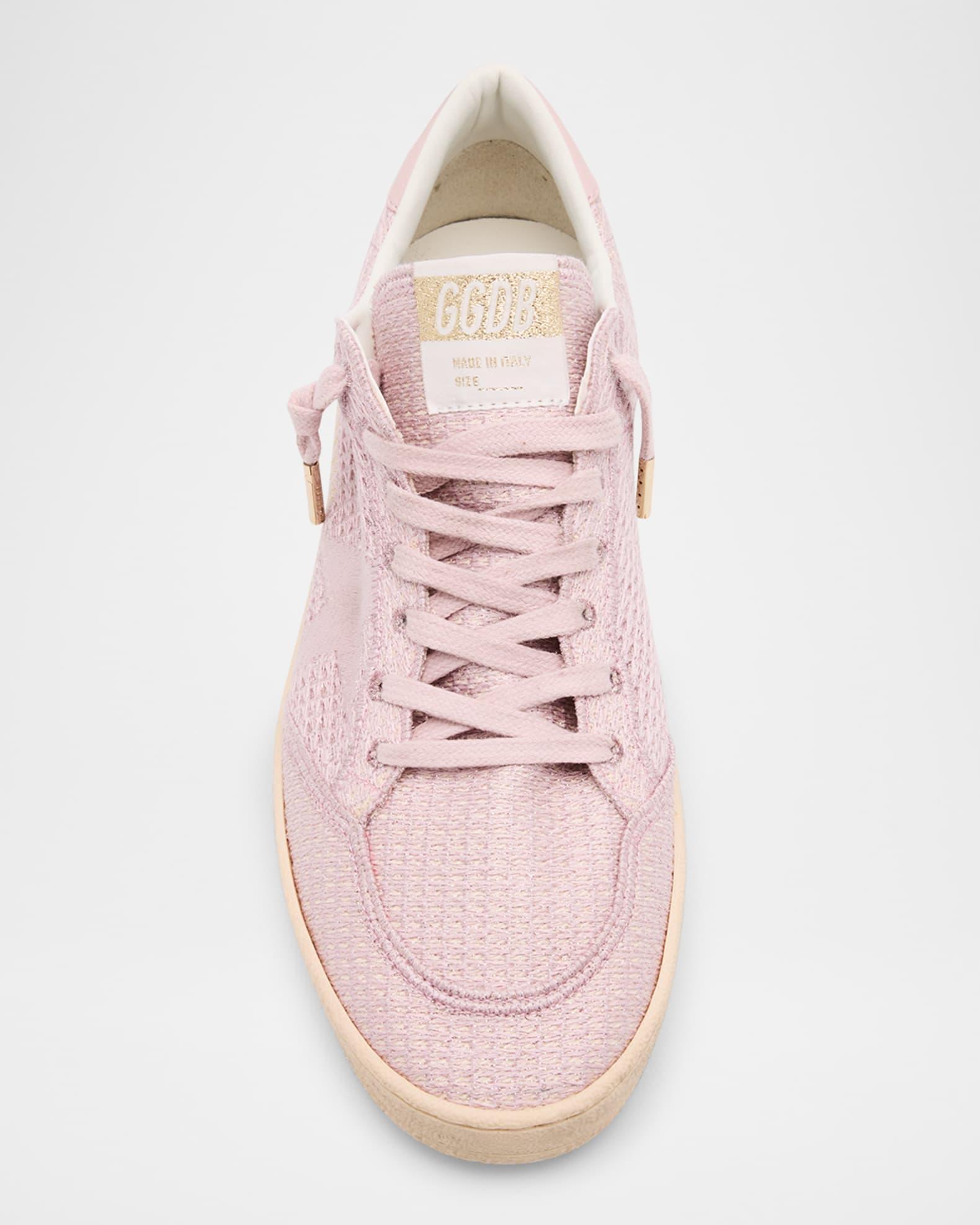 Ballstar Embroidered Cotton Low-Top Sneakers Product Image