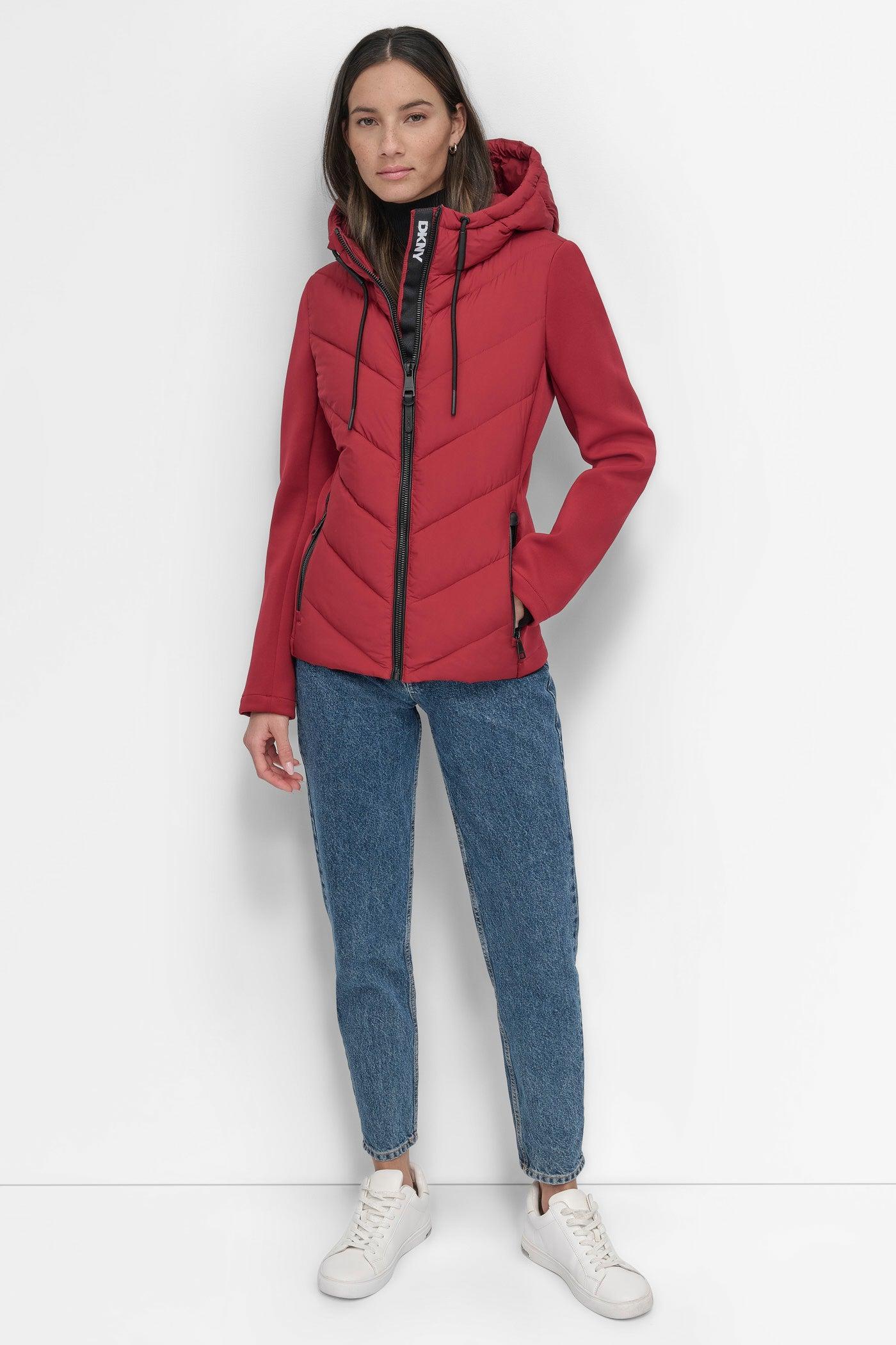 MIXED MEDIA LIGHT WEIGHT PUFFER Product Image