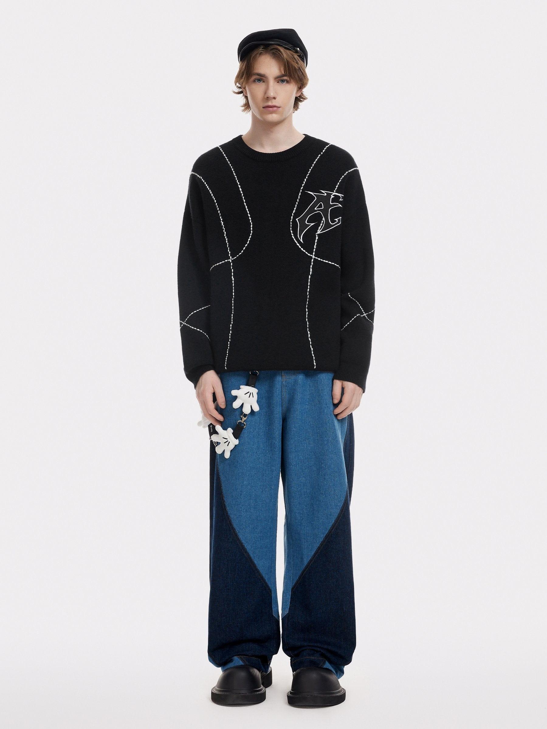 Aelfric Eden Line Embroidery Sweater Product Image
