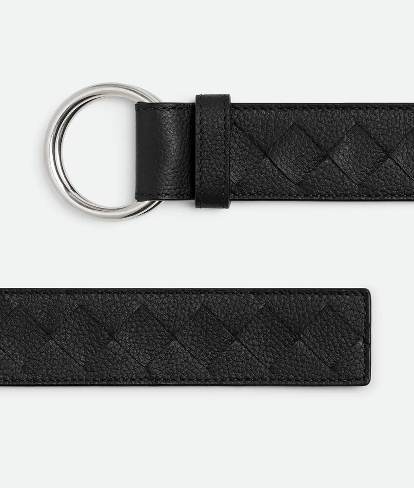 Men's D-Ring Belt in Black Product Image