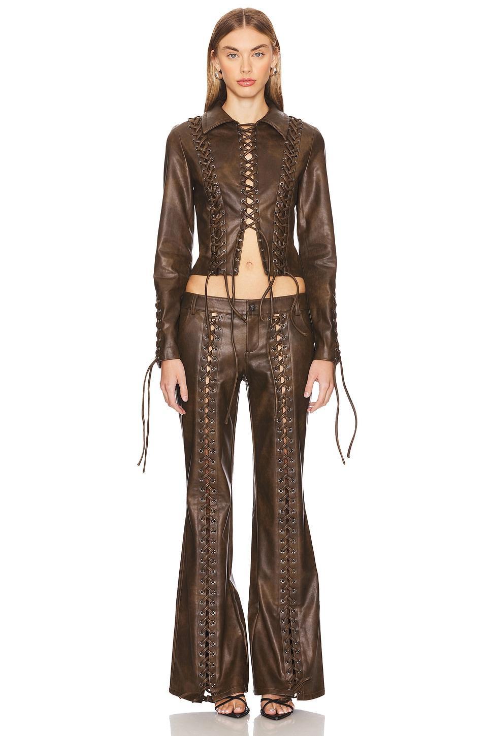 Amantilla Faux Leather Jacket LOBA Product Image