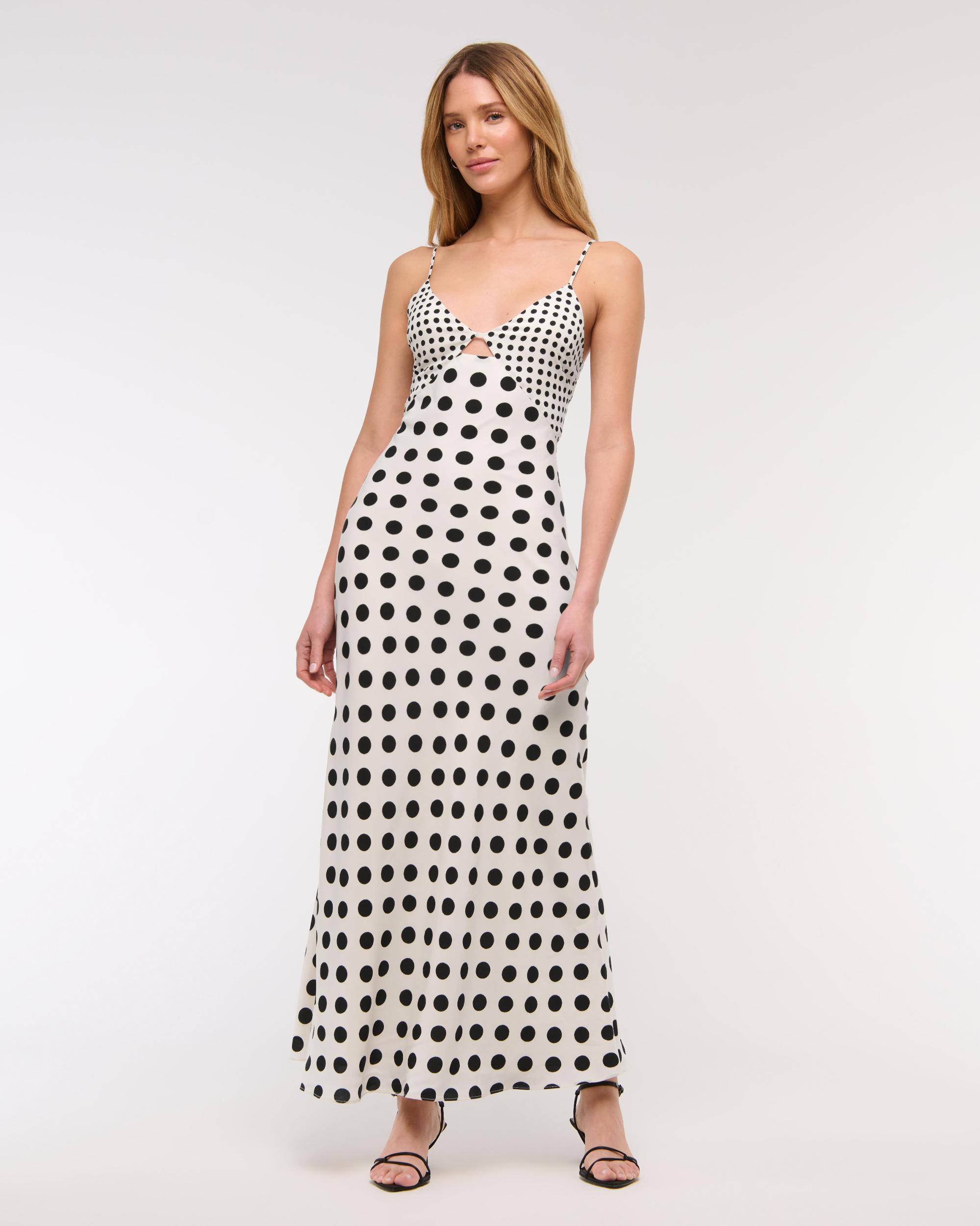 Cutout Slip Maxi Dress Product Image