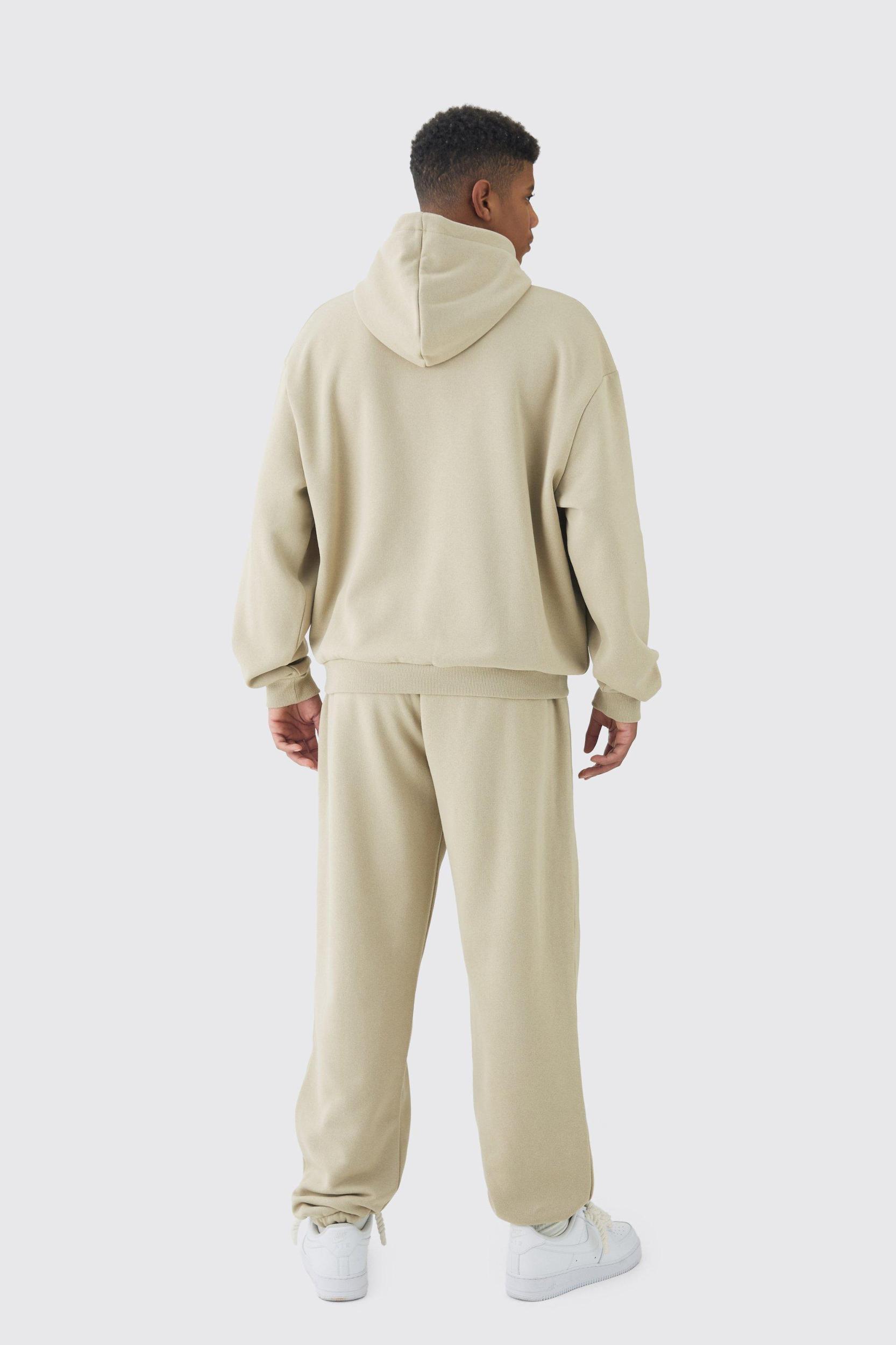 Tall Oversized MMXIII Embossed Sweatpants | boohooMAN USA Product Image
