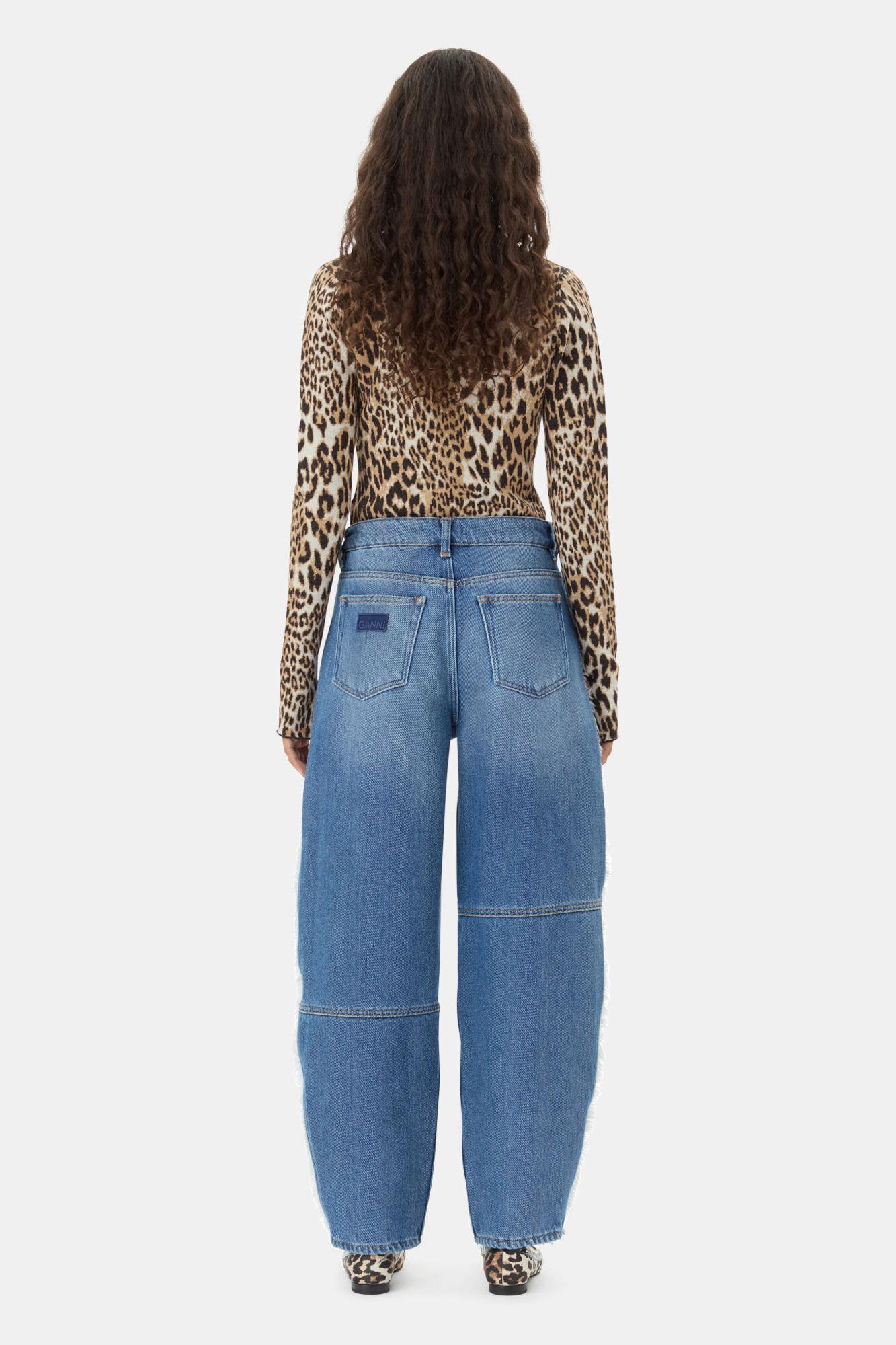 Leopard Knitted Polo Shirt Product Image