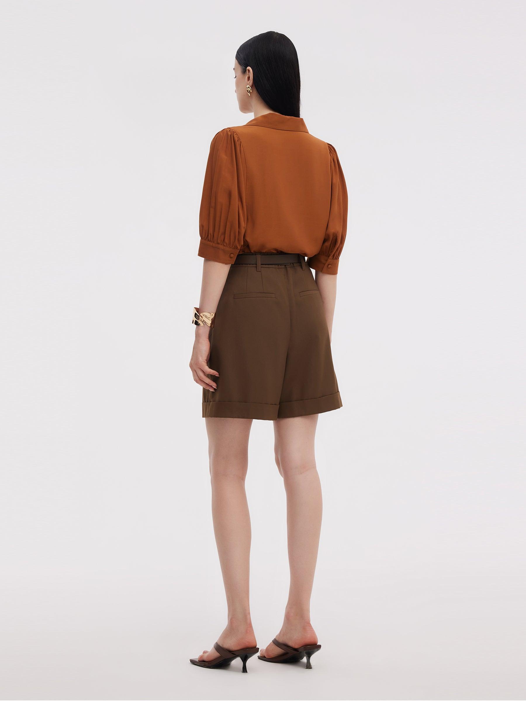 Loose Fit A-Line Women Shorts Product Image