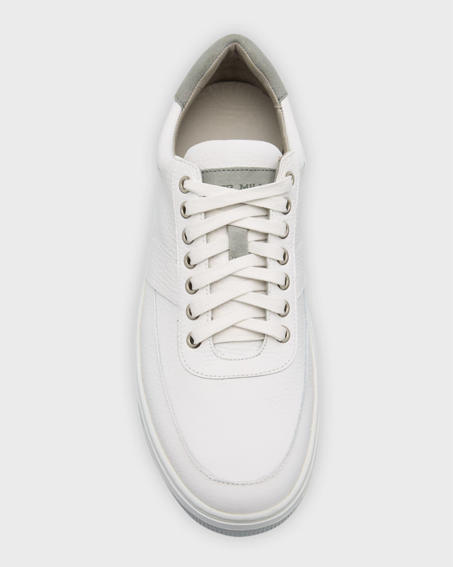Men's Vantage Pebble Grain Leather Low-Top Sneakers Product Image