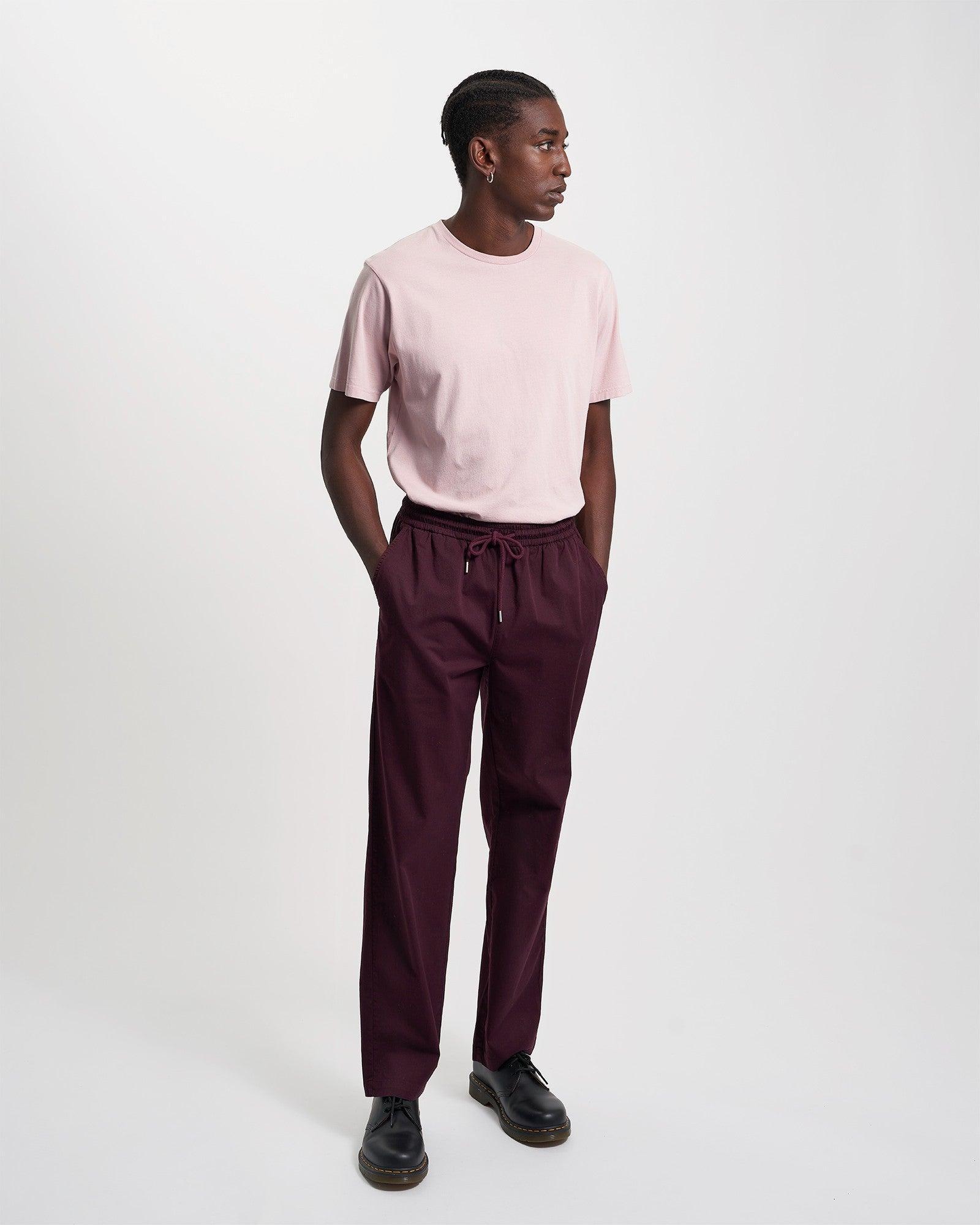 Organic Twill Pants - Steel Blue Product Image
