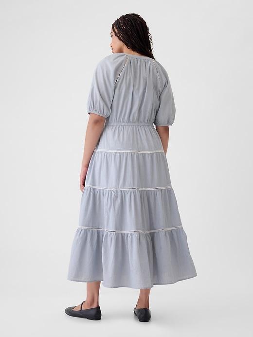 Tiered Maxi Shirtdress Product Image