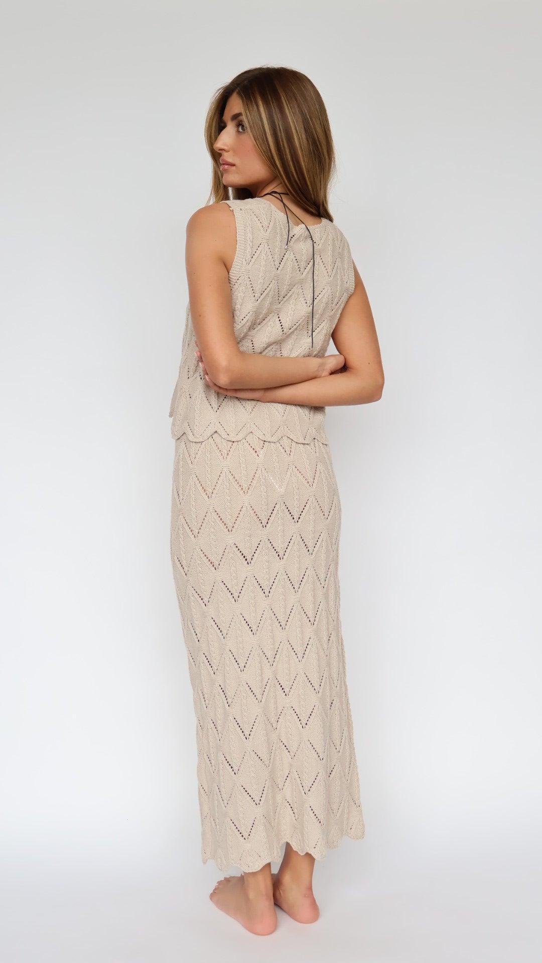 Scallop Knit Top Product Image