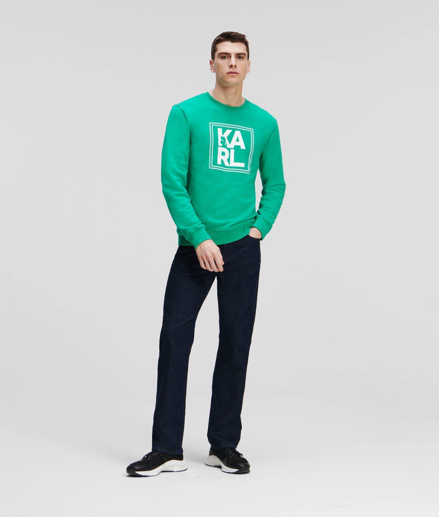 ATHLEISURE BIG KARL LOGO SWEATSHIRT Product Image