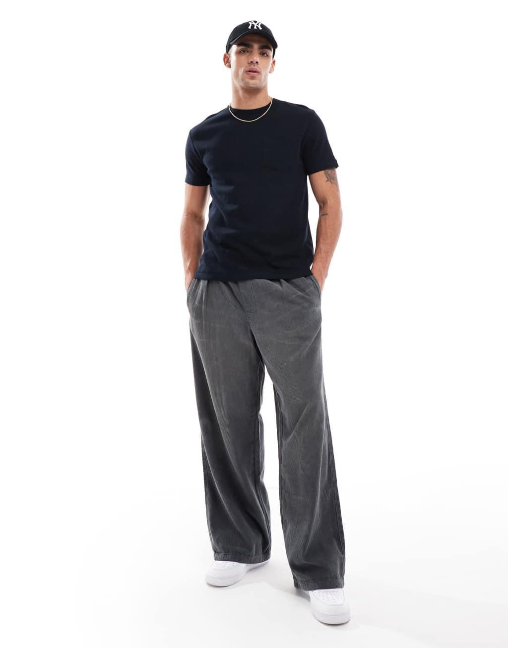 French Connection classic pocket T-shirt in navy Product Image