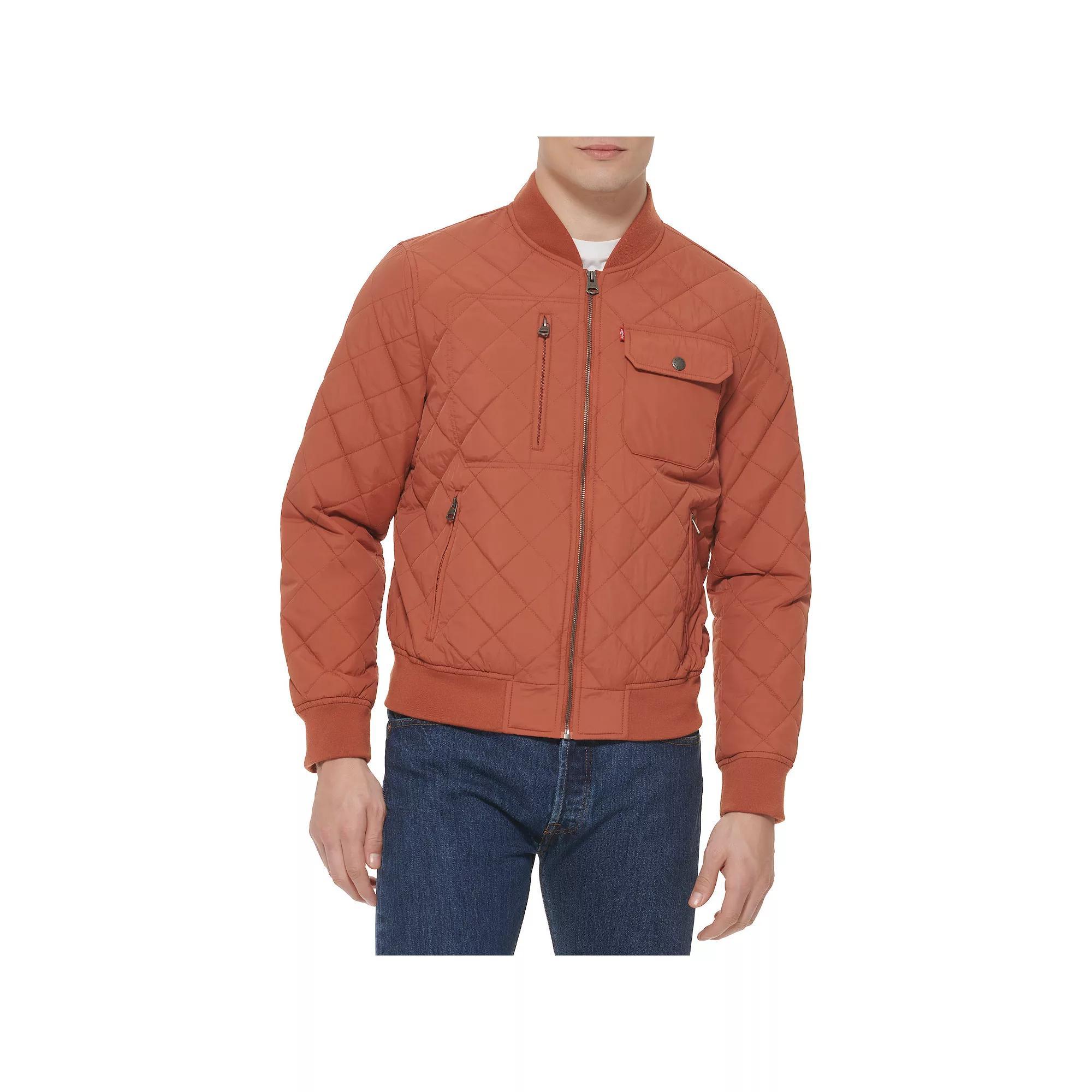 Men's Levi's® Diamond Quilted Jacket, Size: XL, Clay Product Image