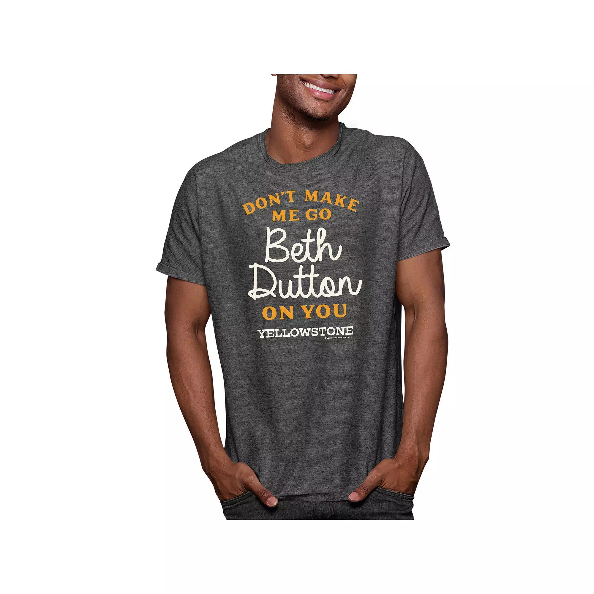 Big & Tall Yellowstone Beth Dutton Tee, Mens Product Image