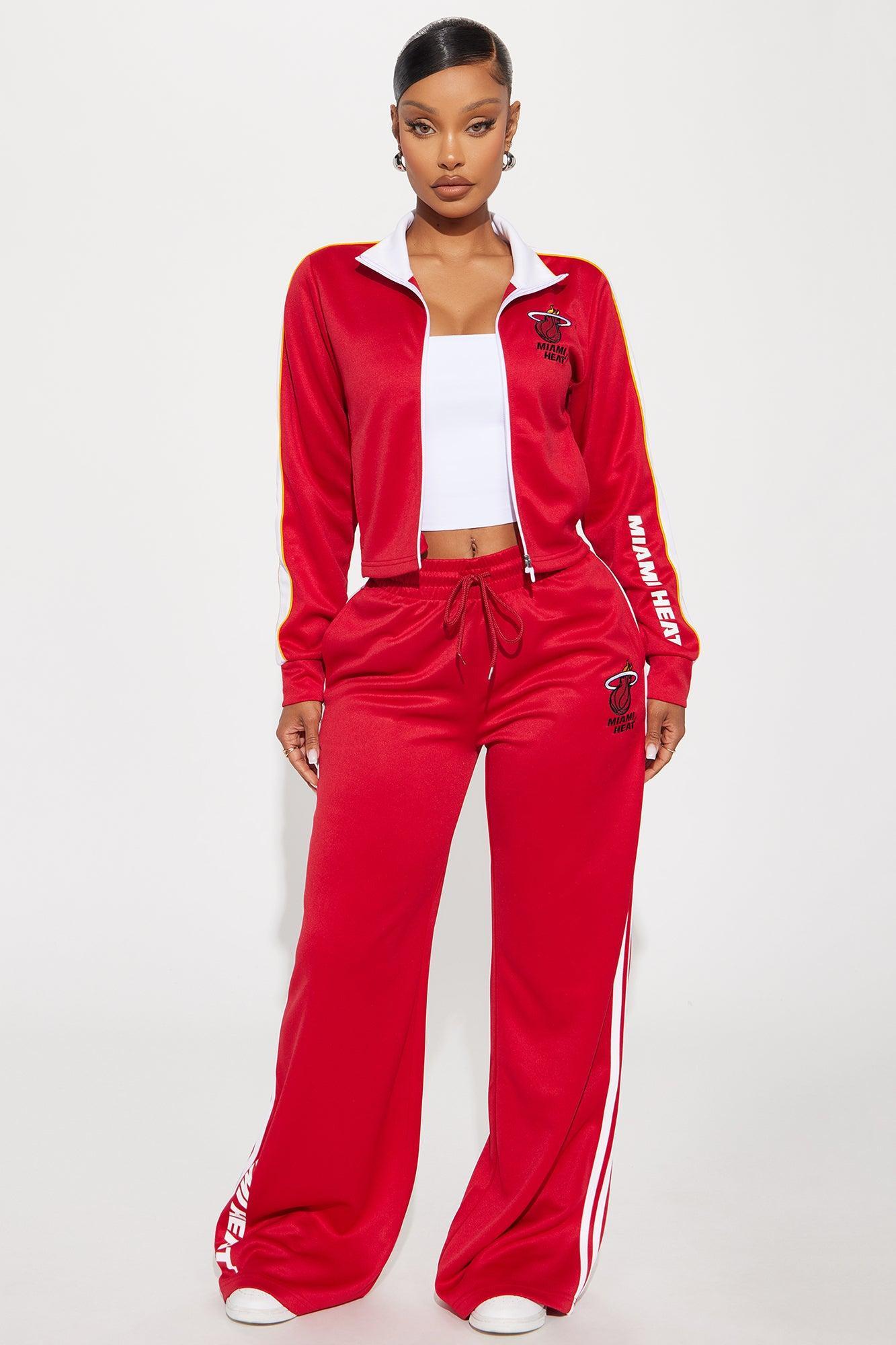 Miami Heat Halftime Track Jacket - Red Product Image