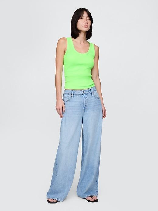 Rib Scoop Tank Top Product Image