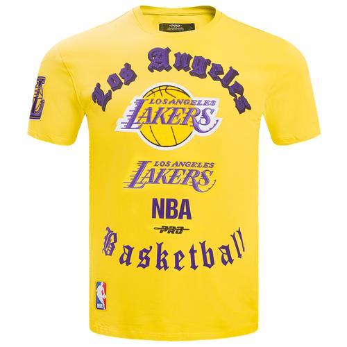 Pro Standard Mens Pro Standard LAKERS OLD ENGLISH SJ TEE - Mens Product Image