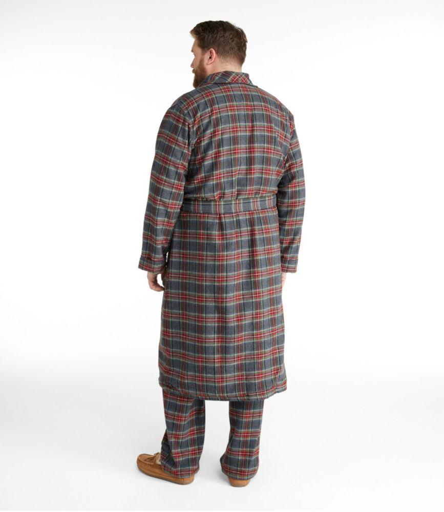 
                            Men's Scotch Plaid Flannel Robe, Sherpa-Lined
                         Product Image