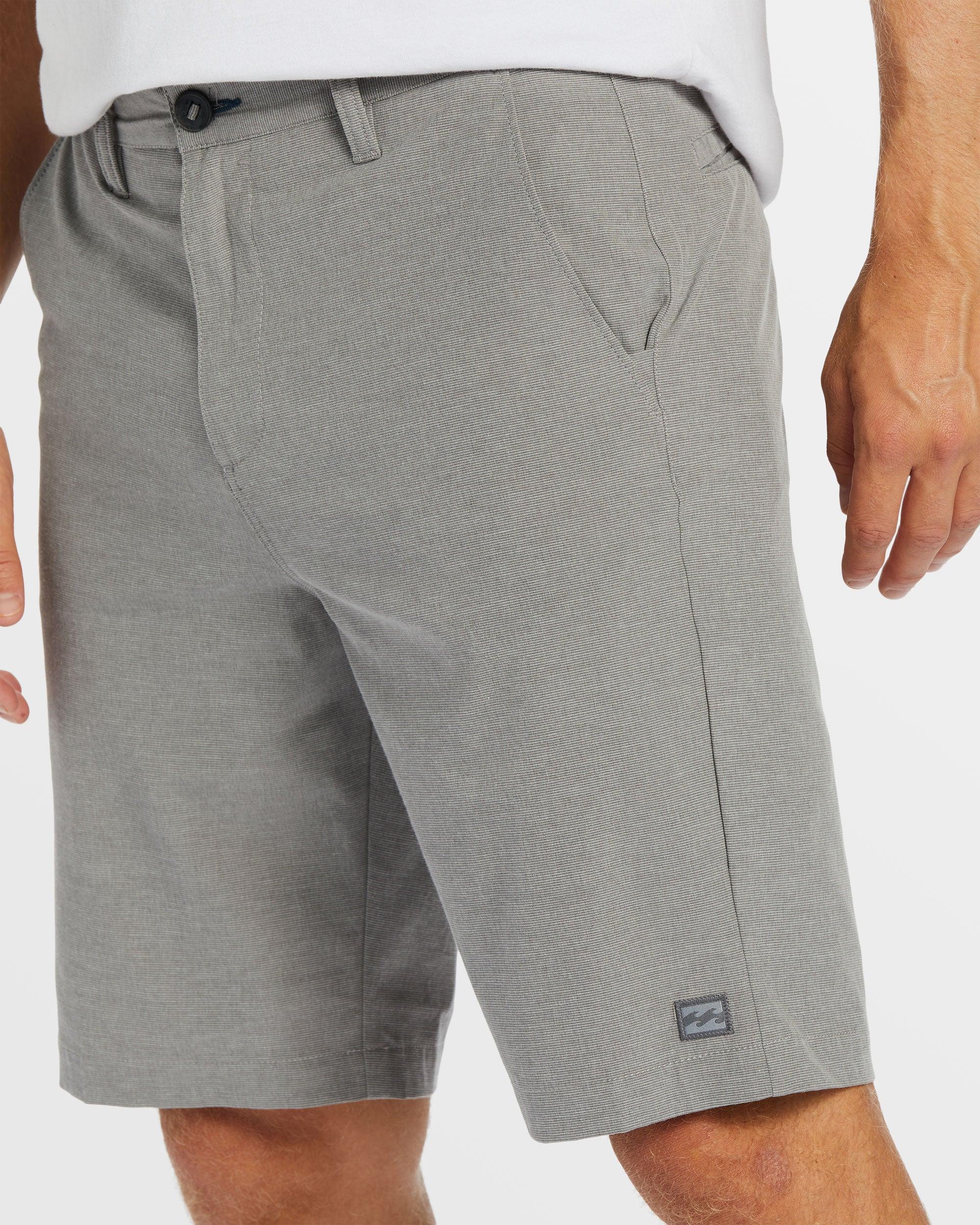 Crossfire 21" Hybrid Submersible Shorts - Grey Male Product Image
