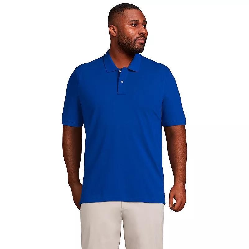 Big & Tall Lands' End Short Sleeve Comfort-First Mesh Polo Shirt, Men's, Size: XXL Tall, White Product Image