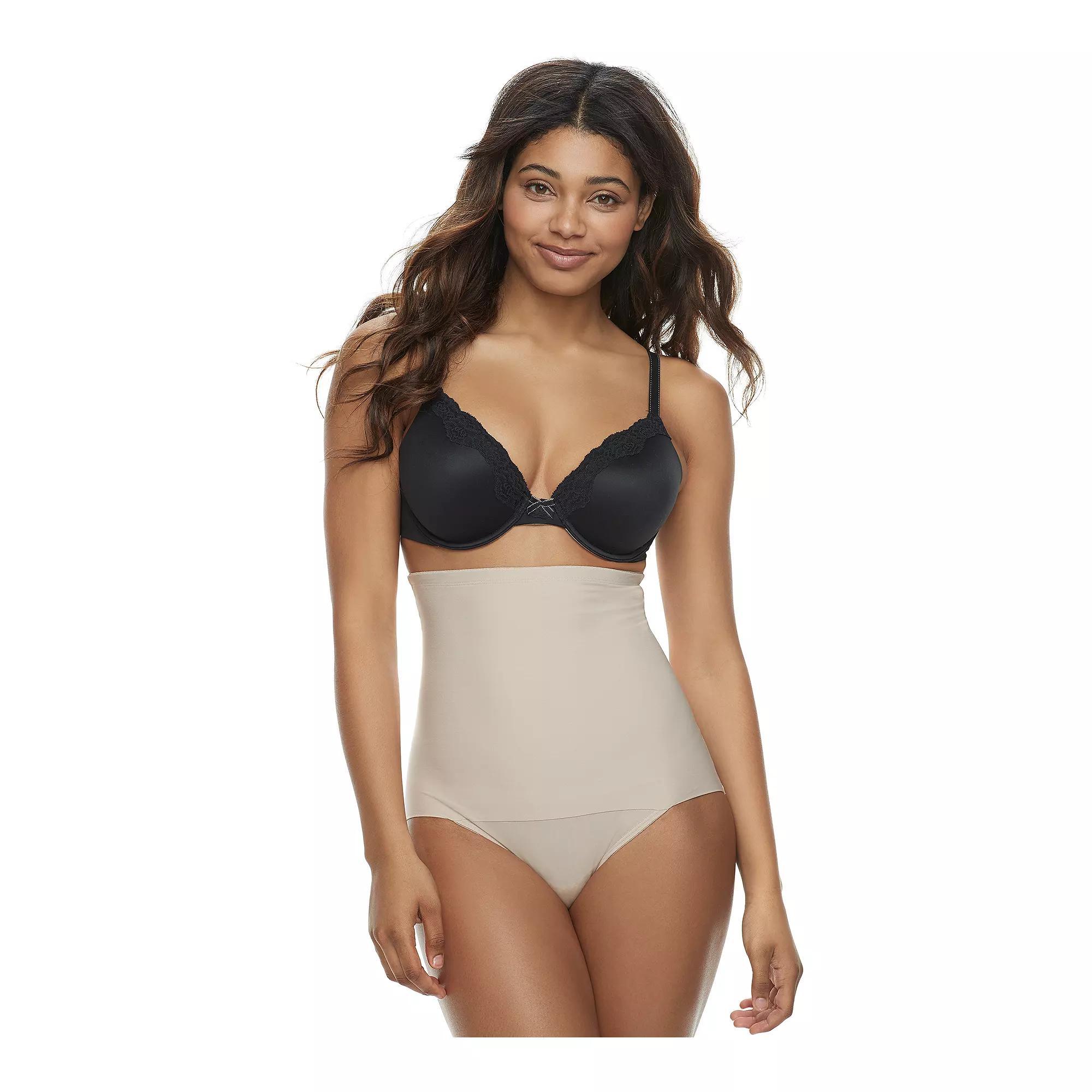 Naomi & Nicole Firm Control Shapewear Womens Luxurious Shaping High-Waist Brief 7225 Product Image