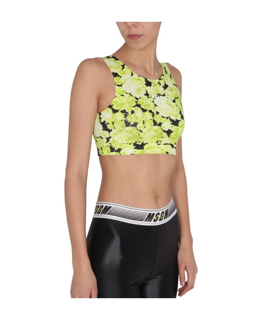 MSGM Topwear In Yellow Product Image