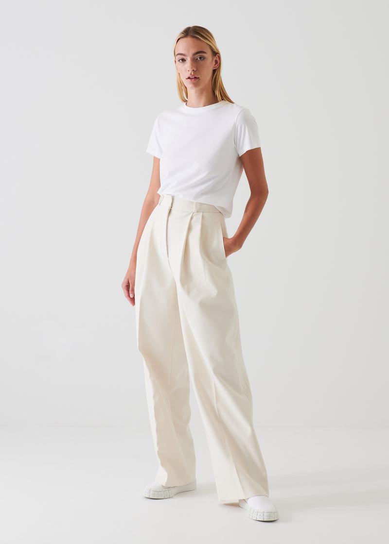 Patrick Assaraf Pima Cotton Stretch Slim T-Shirt Product Image