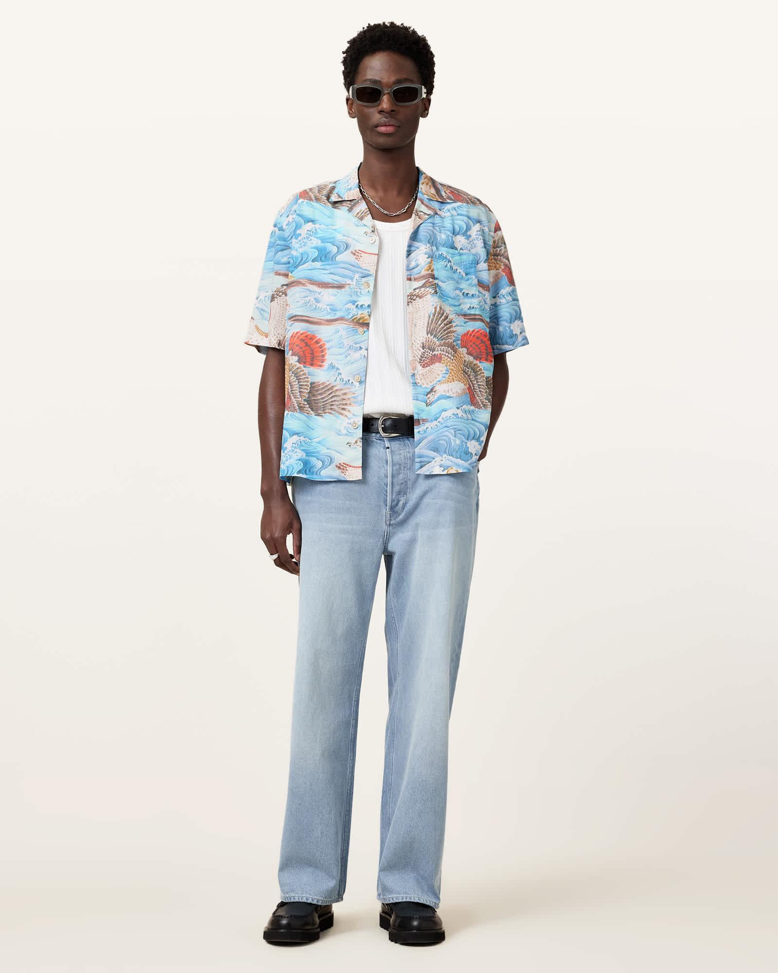 Corsican Relaxed Fit Hawaiian Shirt Product Image
