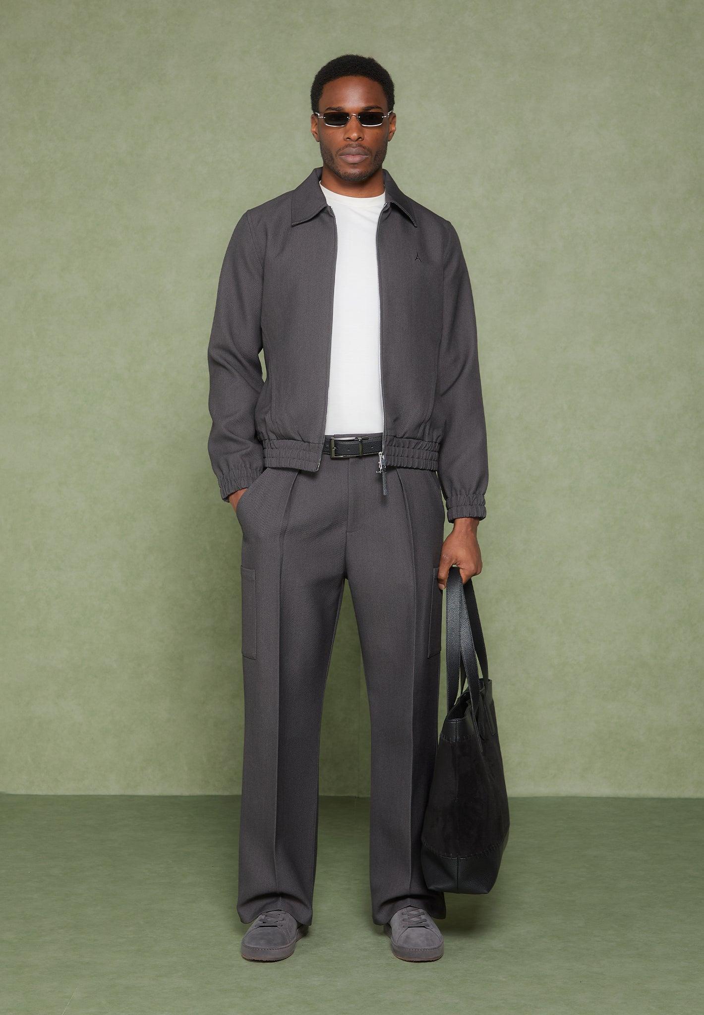 Eli - Harrington Jacket - Grey Male Product Image