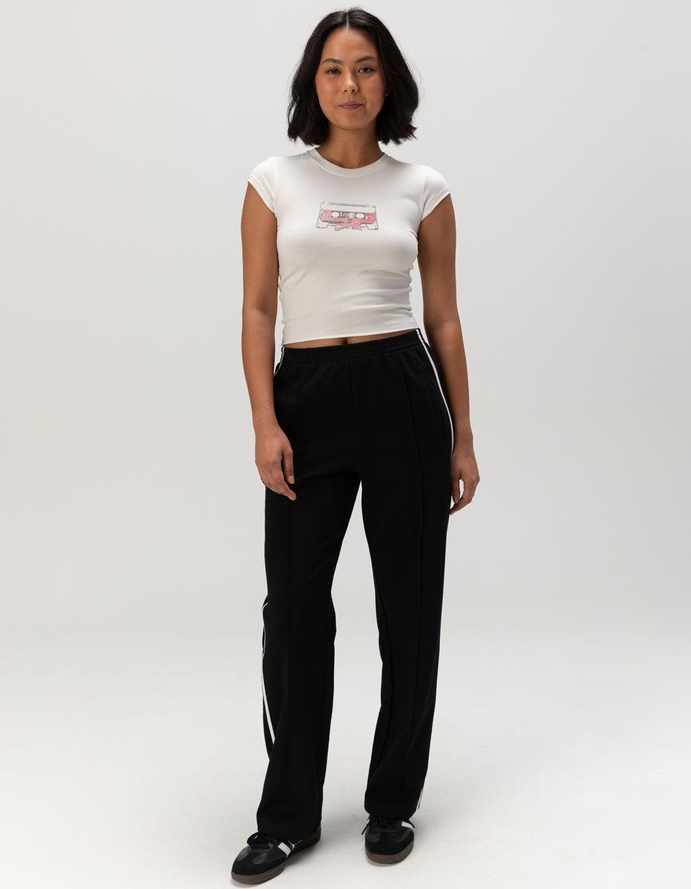 FULL TILT Cassette Bow Womens Baby Tee Product Image