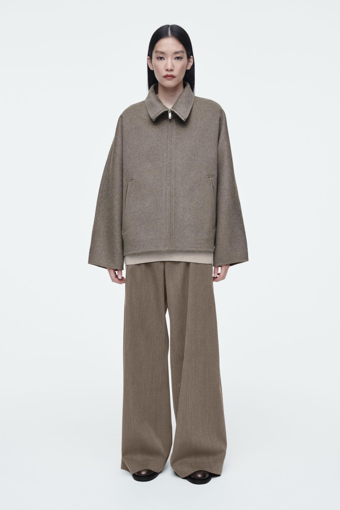 OVERSIZED DOUBLE-FACED WOOL JACKET Product Image