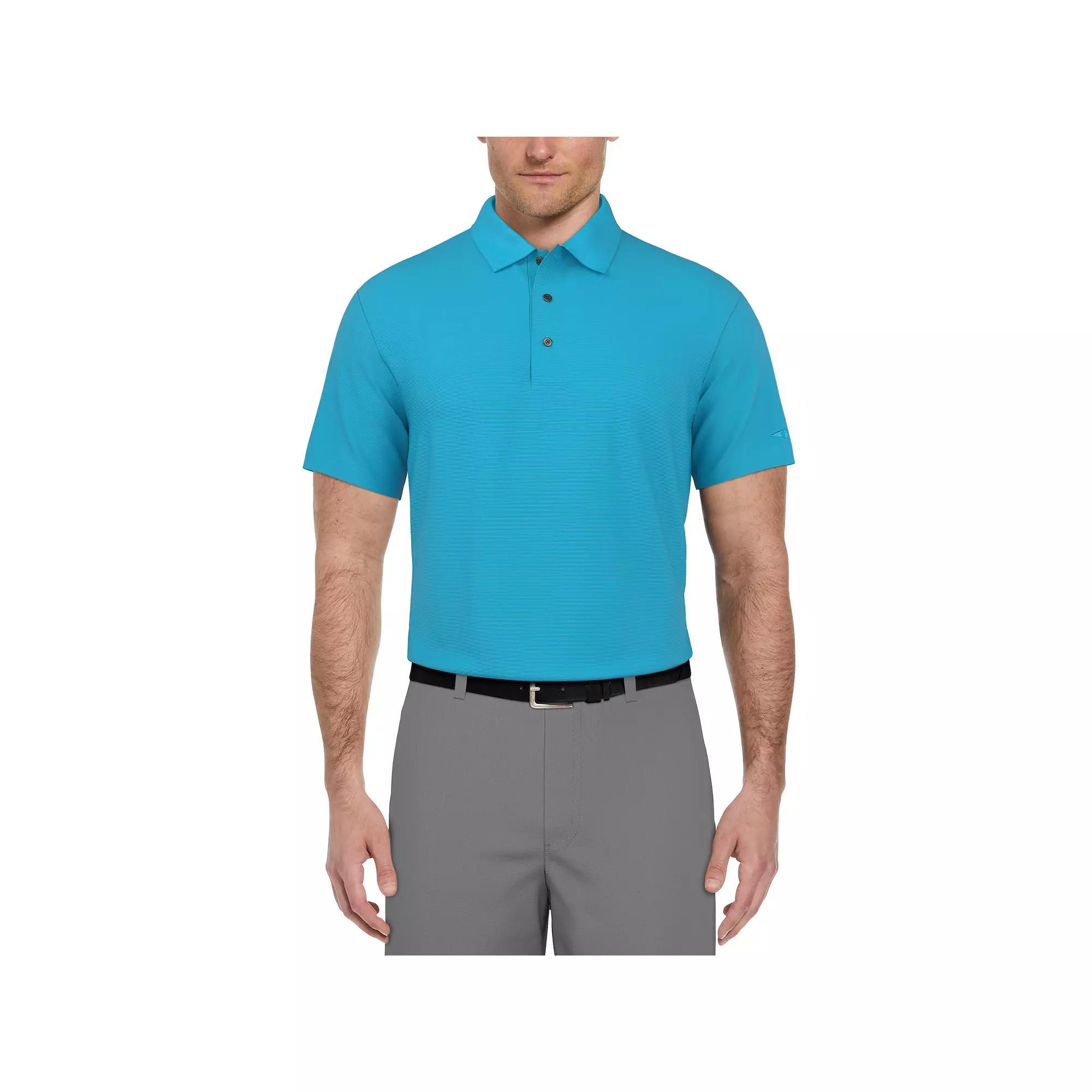 Men's Grand Slam Classic-Fit Solid Golf Polo, Size: Small, Cyan Blue Product Image