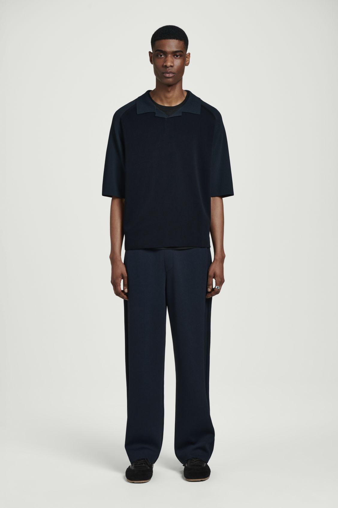 DOUBLE-FACED TRACK PANTS Product Image