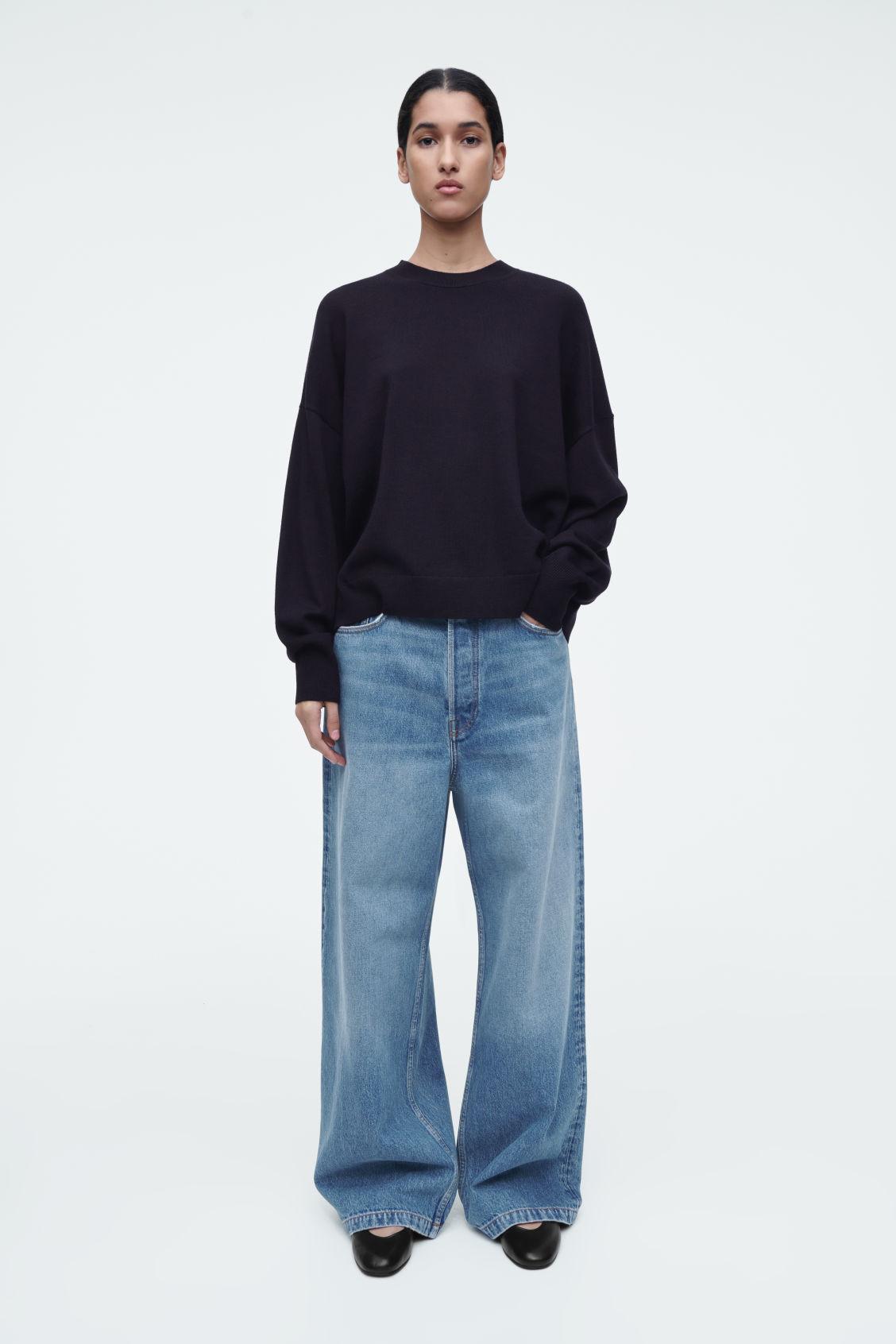 MERINO WOOL CREW-NECK SWEATER Product Image