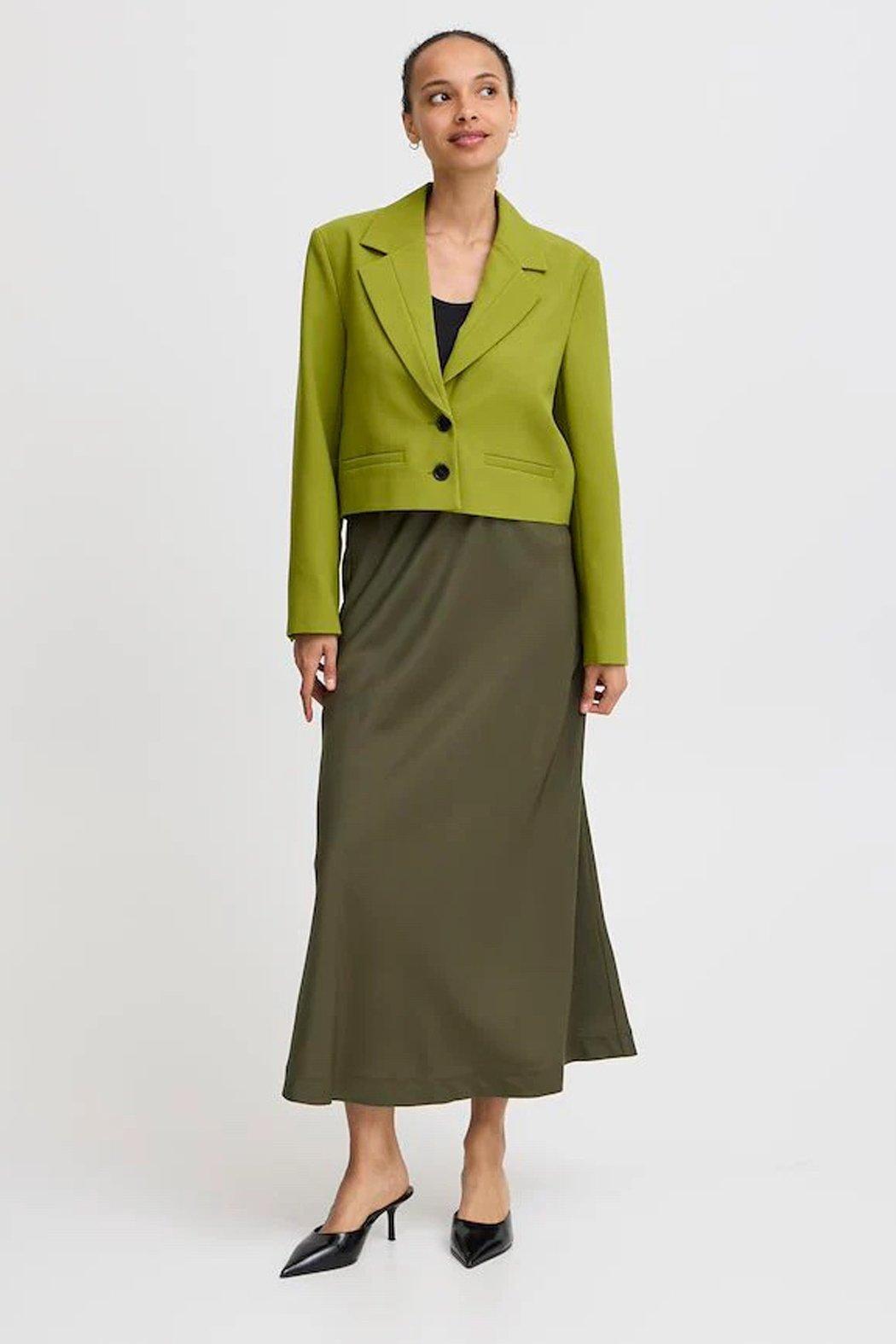 Dolora Satin Maxi Skirt Product Image