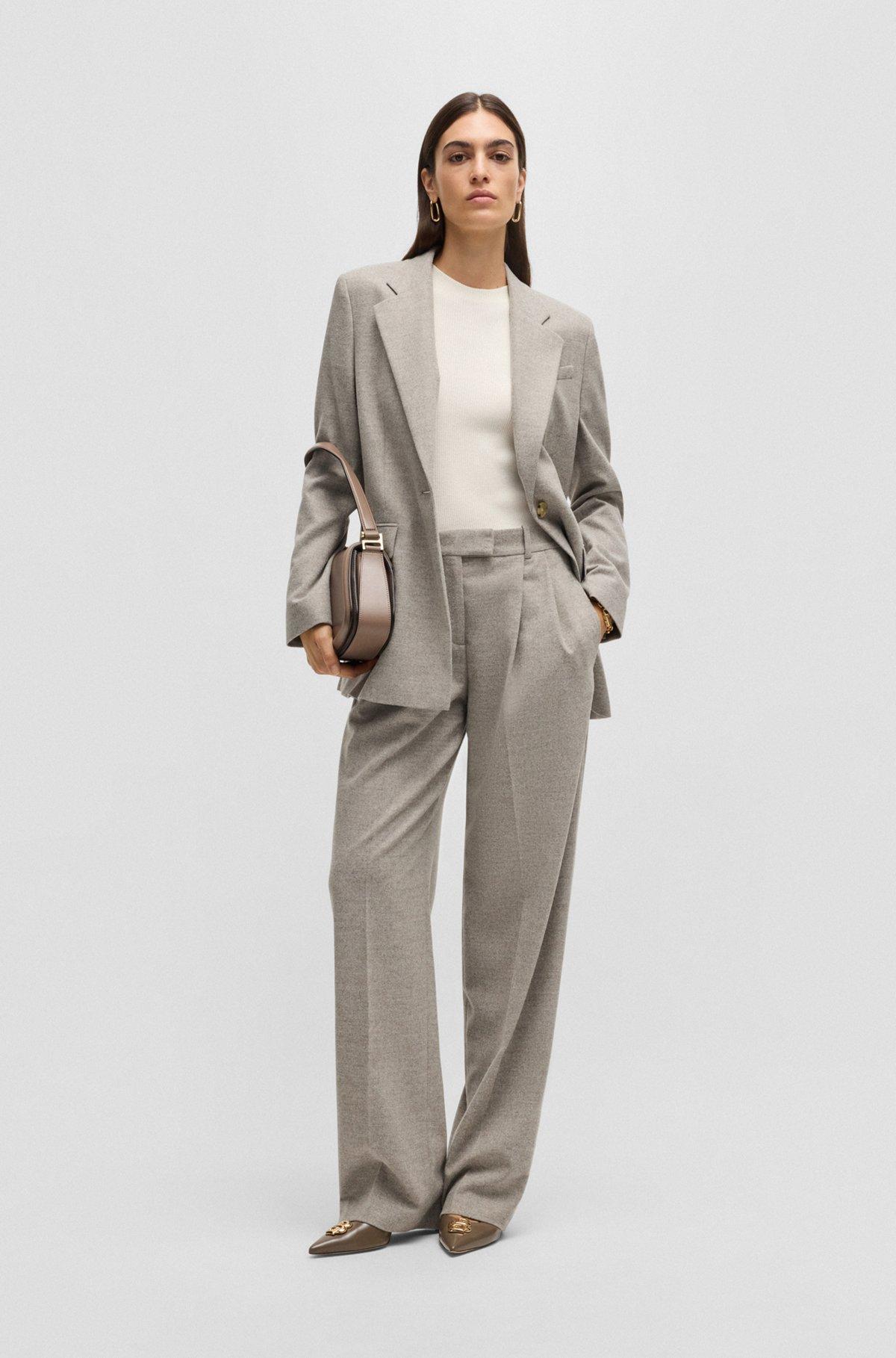 Relaxed-fit jacket in stretch cloth Product Image