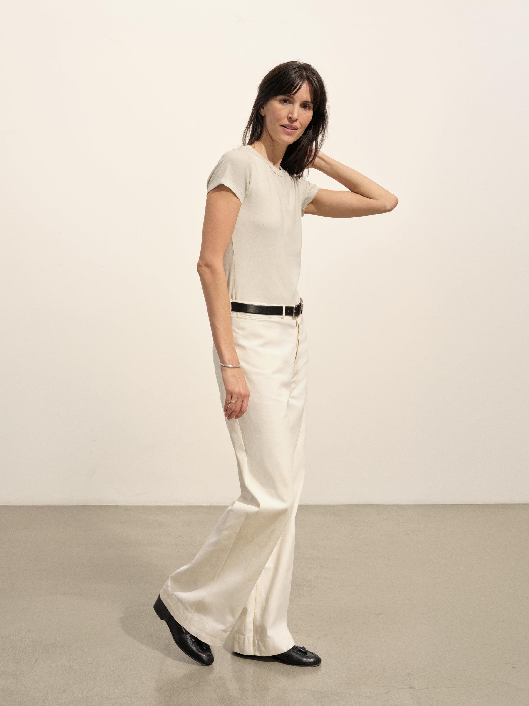 Oyster Cloud Jersey Slim Crew Product Image