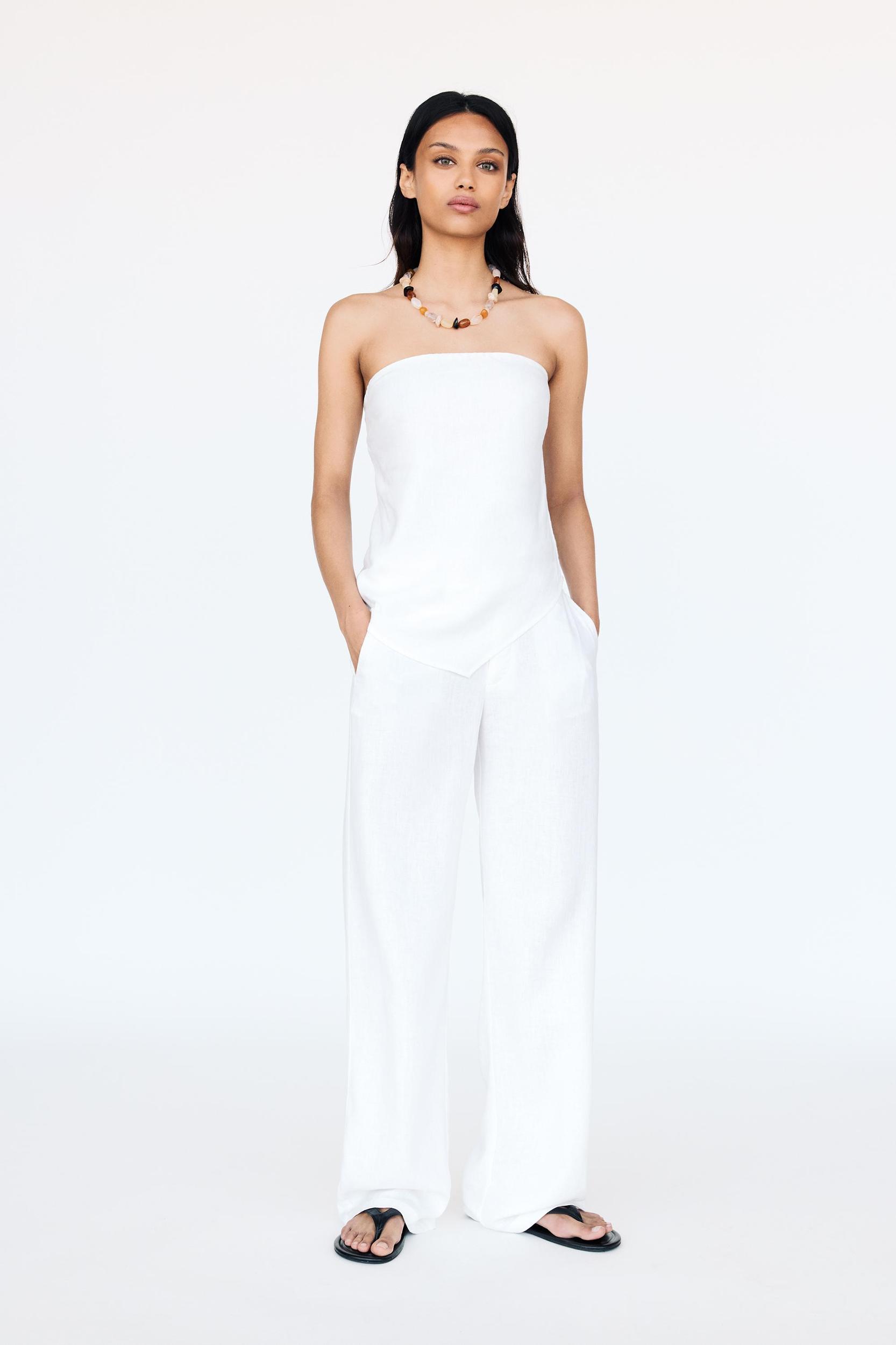 Asymmetric bandeau top Product Image