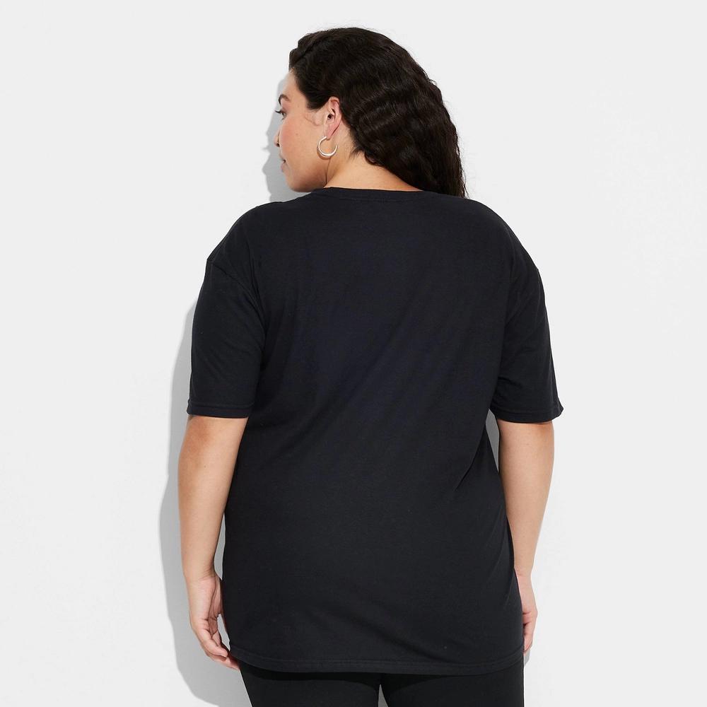 Women's Olivia Rodrigo Short Sleeve Graphic T-Shirt - Black 1X: Casual Fit, Crew Neck, Jersey Fabric, Pullover Style Product Image