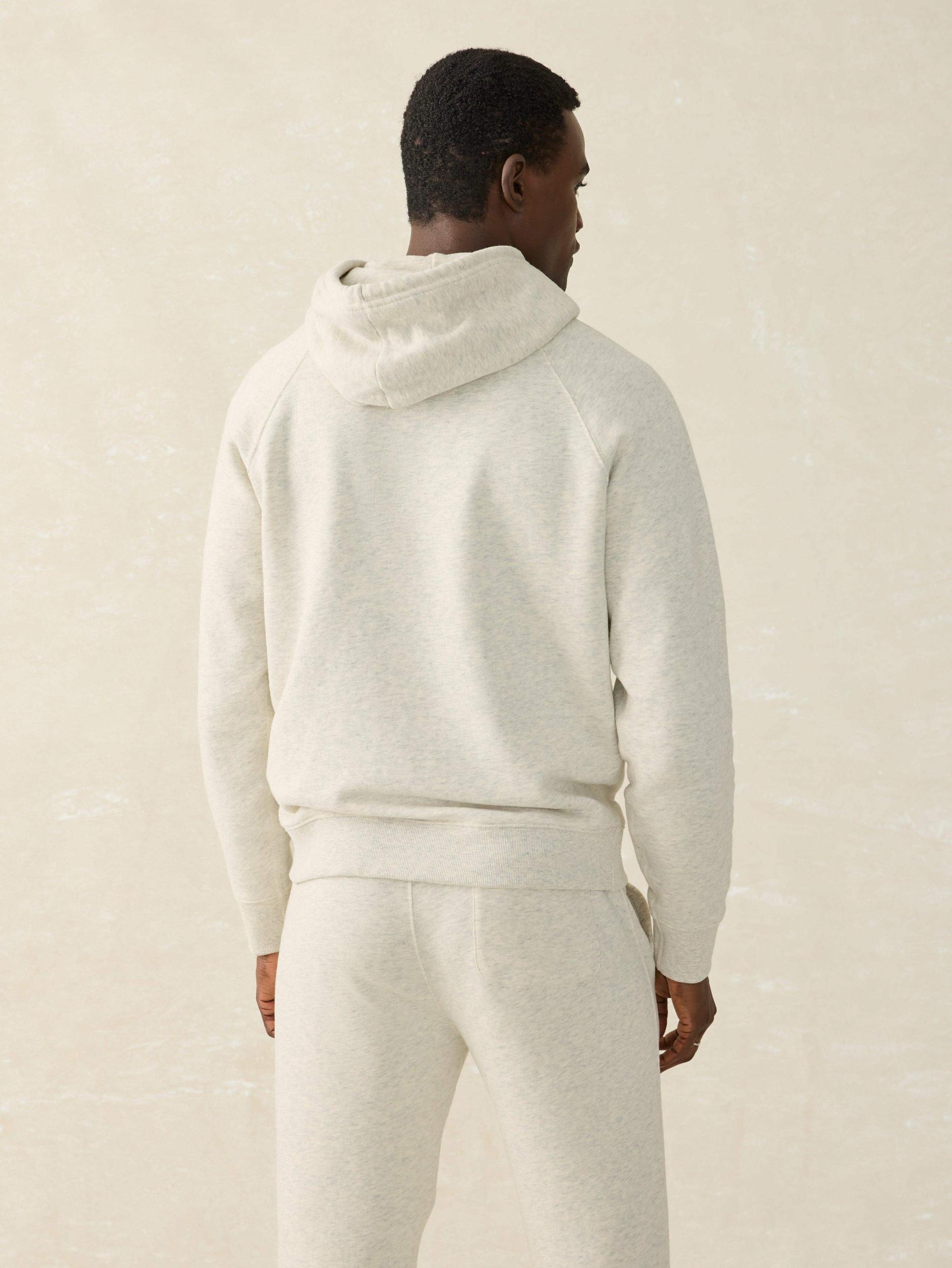 Saucony Fleece Hoodie - Antique Ivory Heather Male Product Image