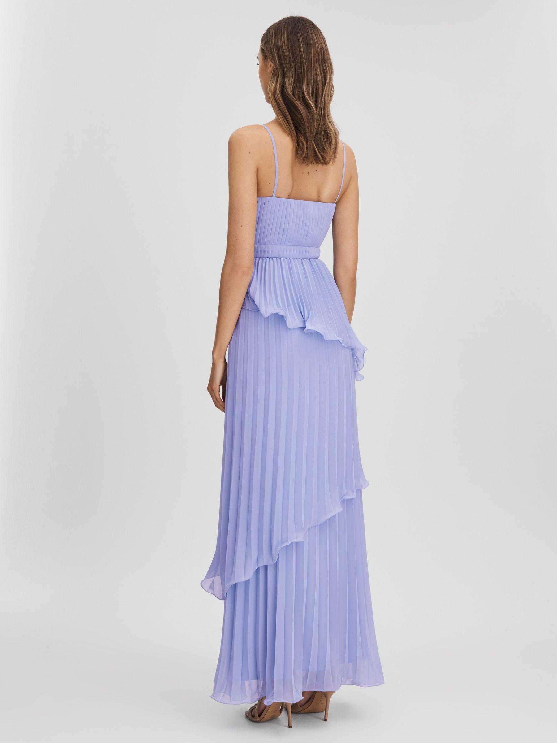 Amur Ruffle Maxi Dress in Lilac Product Image