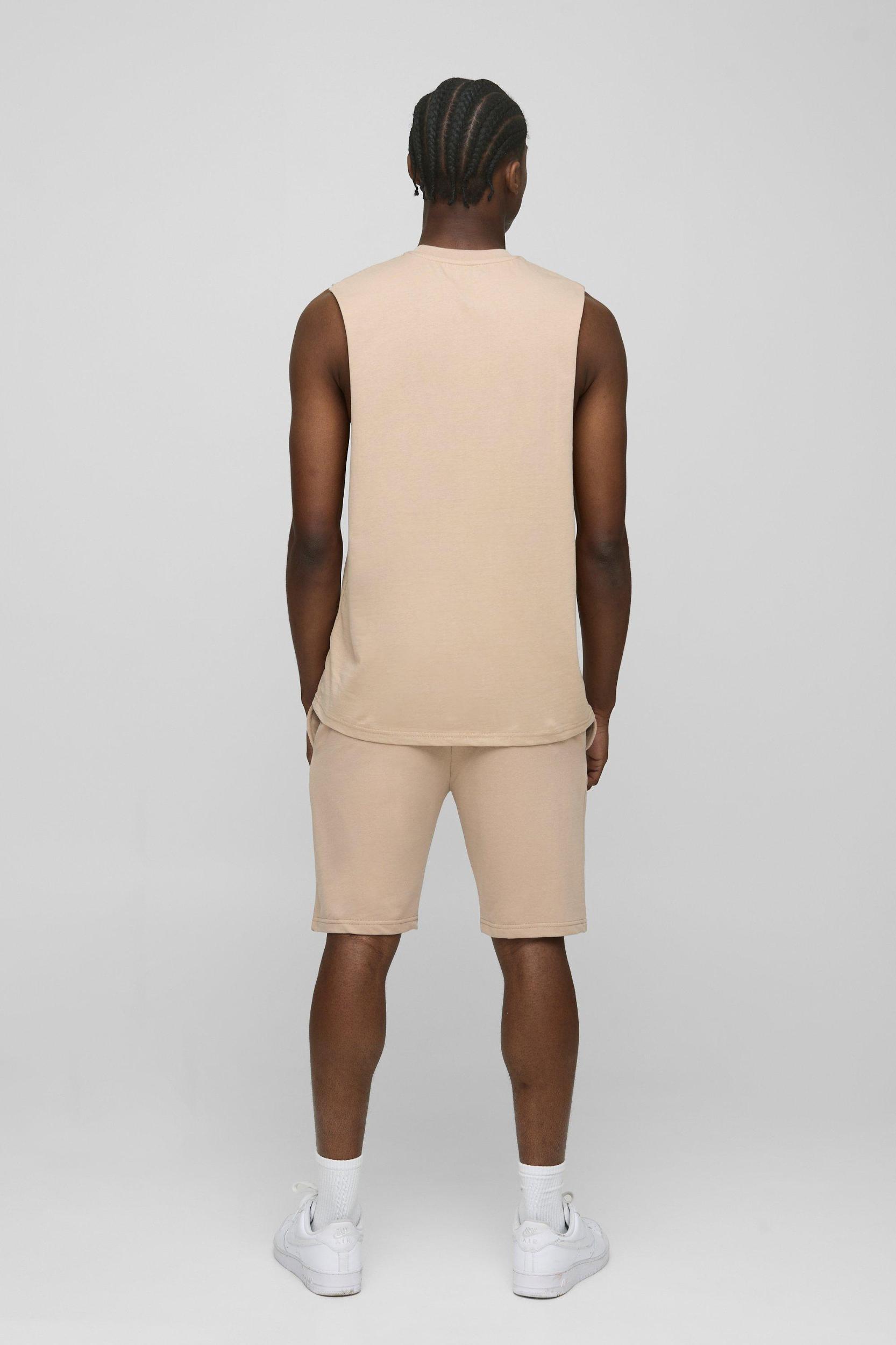 Regular Fit Basic Drop Armhole Tank | boohooMAN USA Product Image