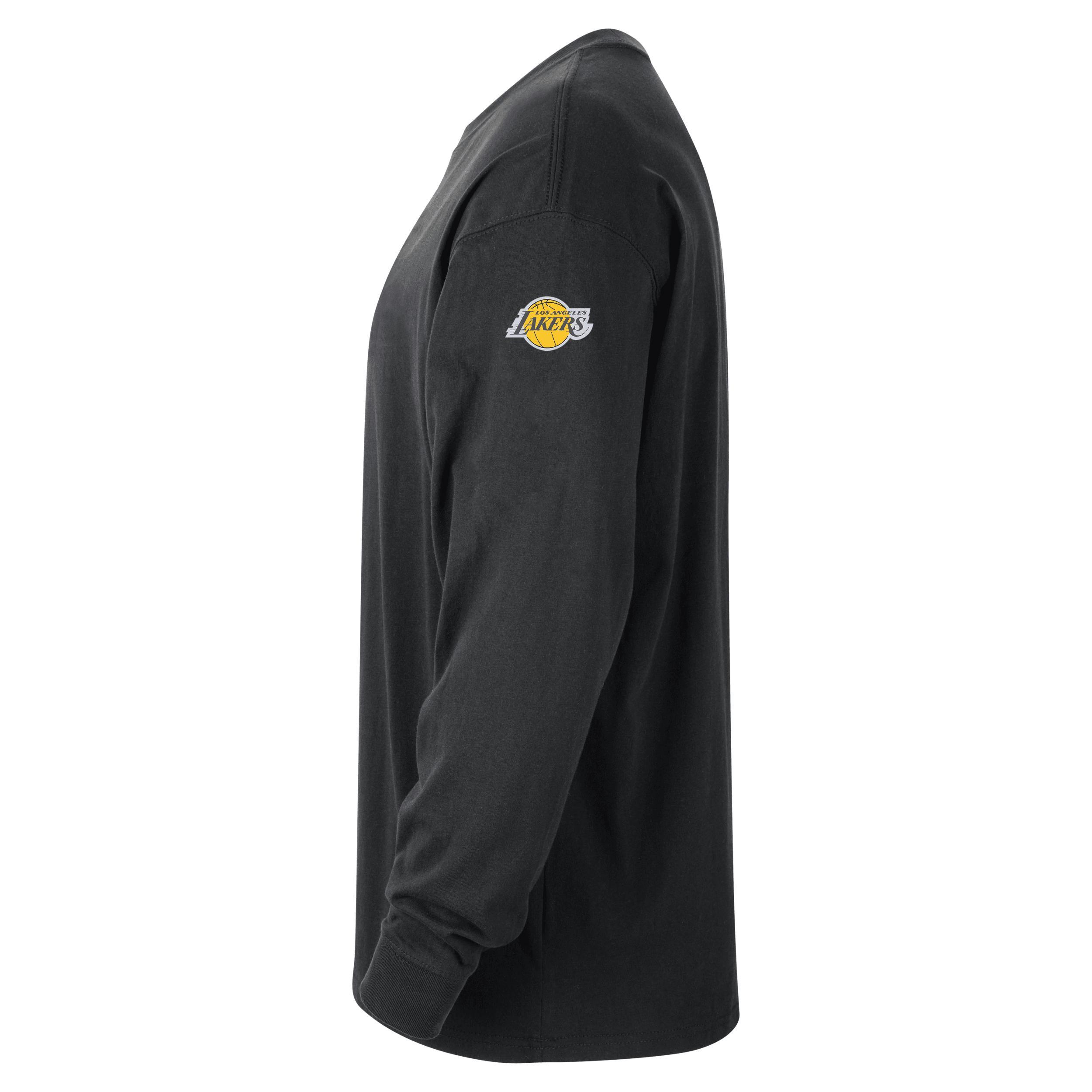 Los Angeles Lakers Men's Nike NBA Long-Sleeve Max90 T-Shirt Product Image